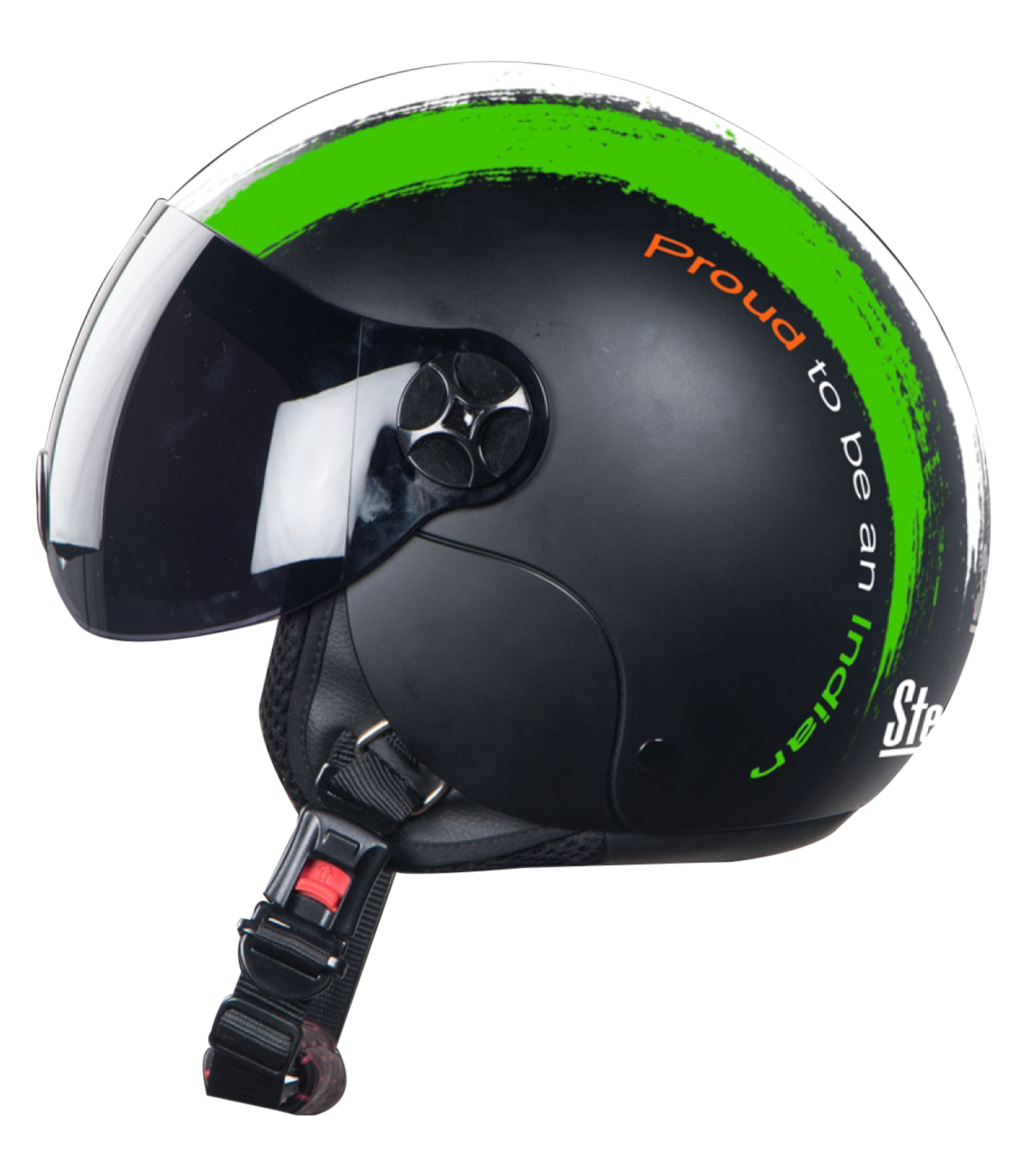 SBH-16 Bravo Mat Black ( Fitted With Clear Visor Extra Smoke Visor Free)