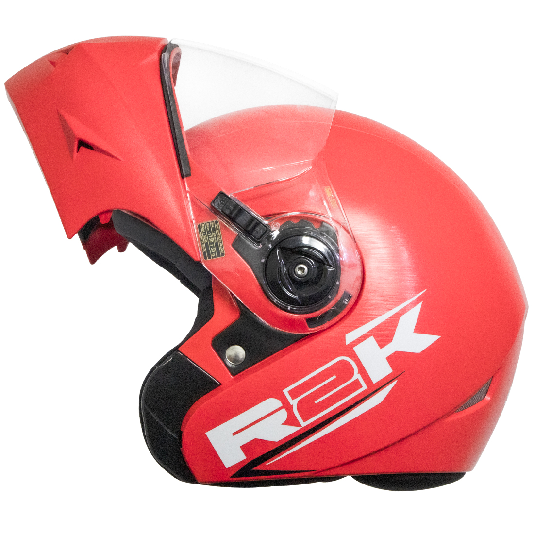 Steelbird SB-45 R2K Oska ISI Certified Flip Up Helmet (Red with Clear Visor)