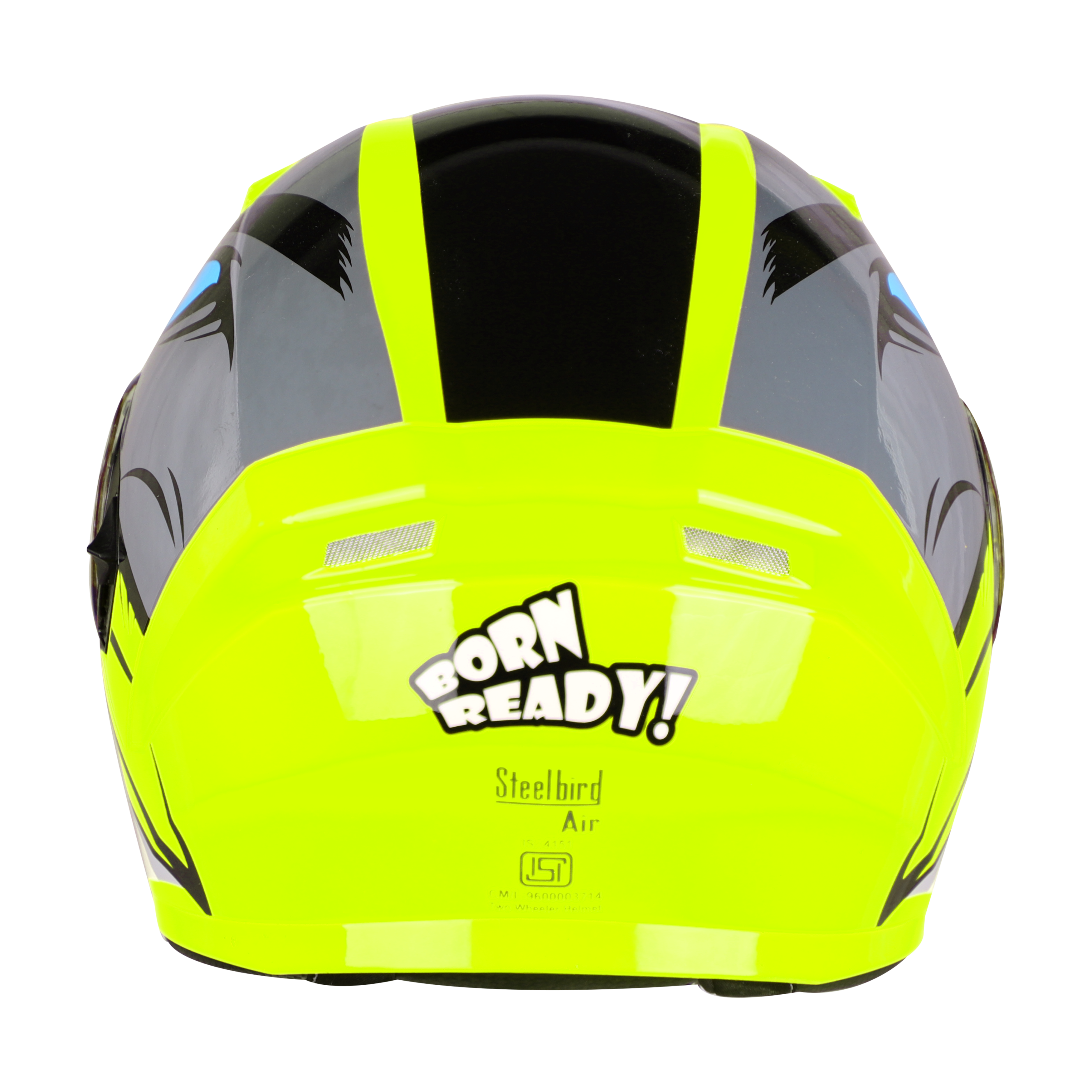 SBA-21 BORN READY GLOSSY FLUO NEON WITH LONG CHEEK PAD INTERIOR