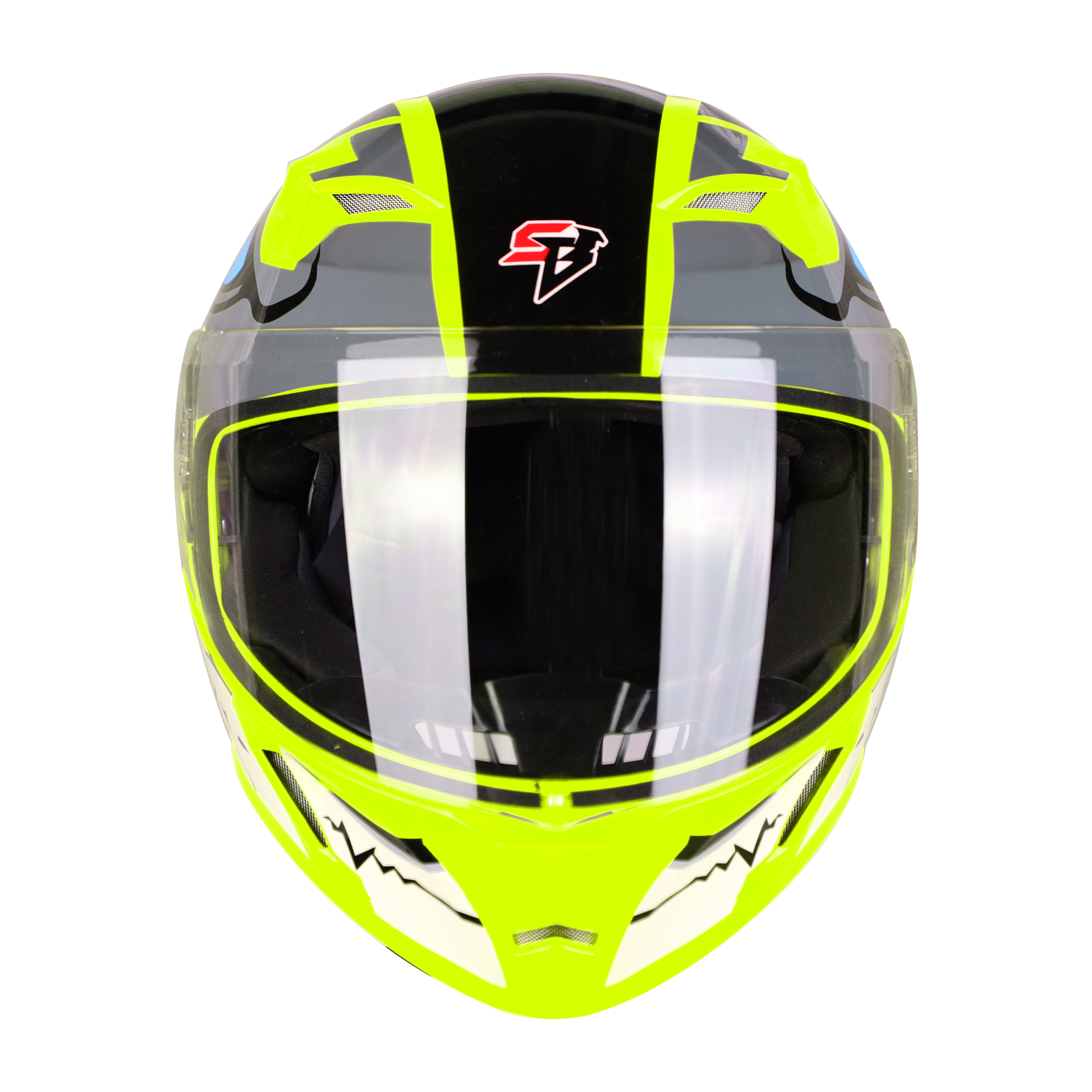 SBA-21 BORN READY GLOSSY FLUO NEON WITH LONG CHEEK PAD INTERIOR