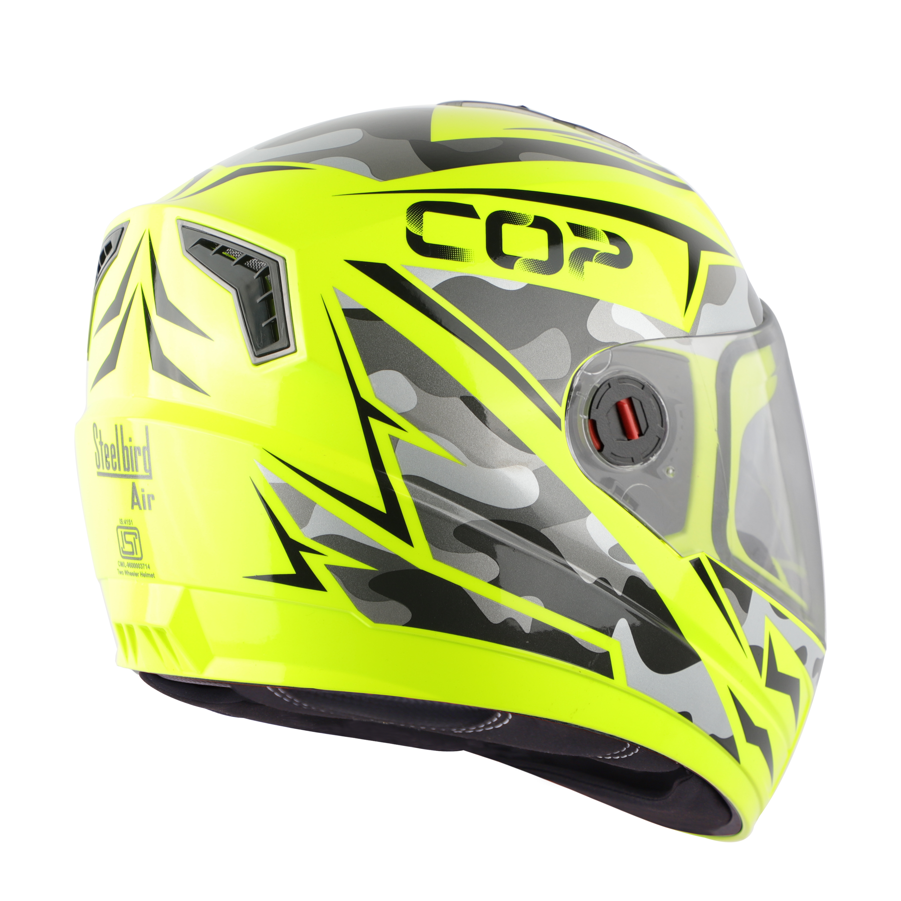 SBA-1 COP GLOSSY FLUO NEON WITH GREY