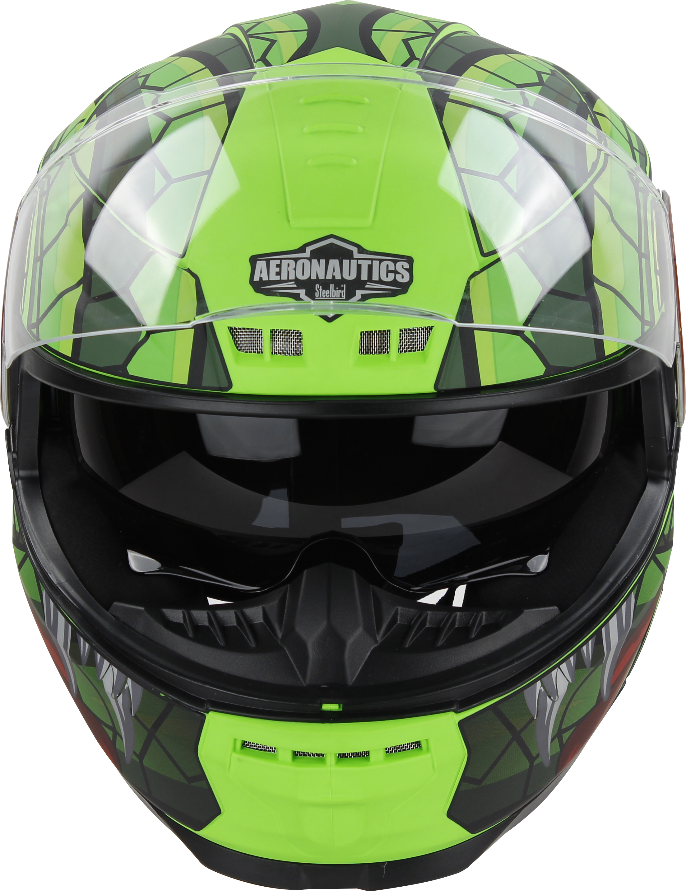 SBH-40 MAMBA GLOSSY GREEN WITH GREEN (WITH INNER SUN SHIELD AND MEDIUM-END INTERIOR)