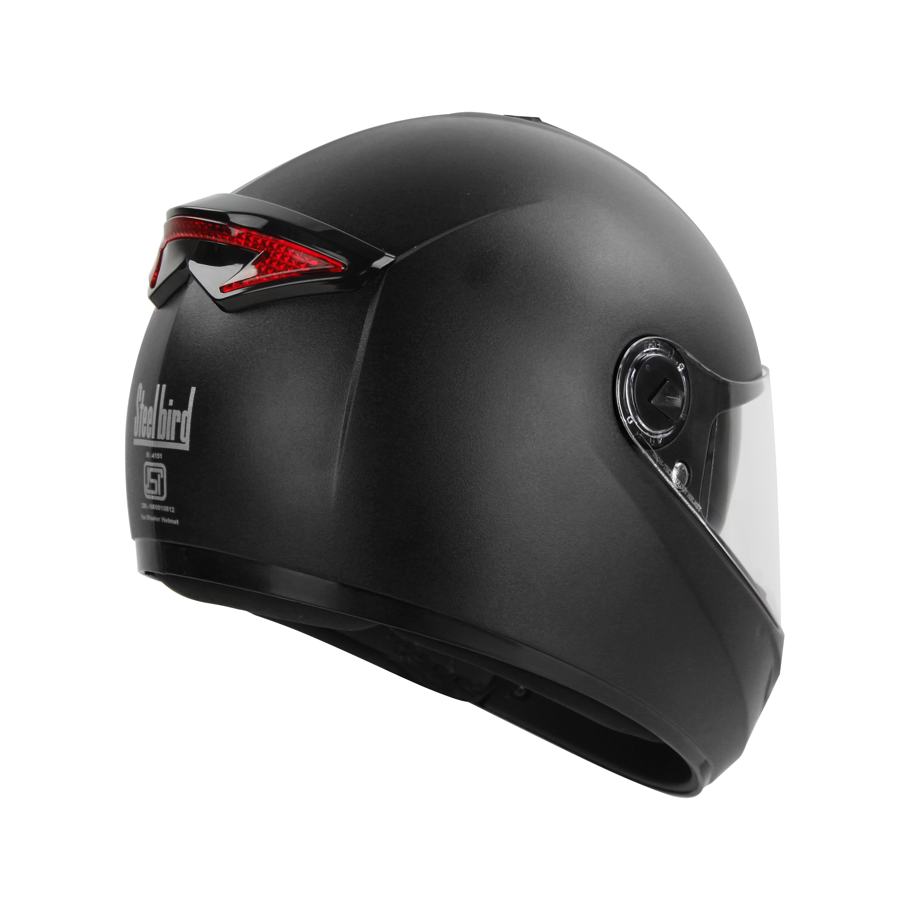 SBH-34 ROX REFLECTIVE DASHING BLACK WITH INNER SUN SHIELD