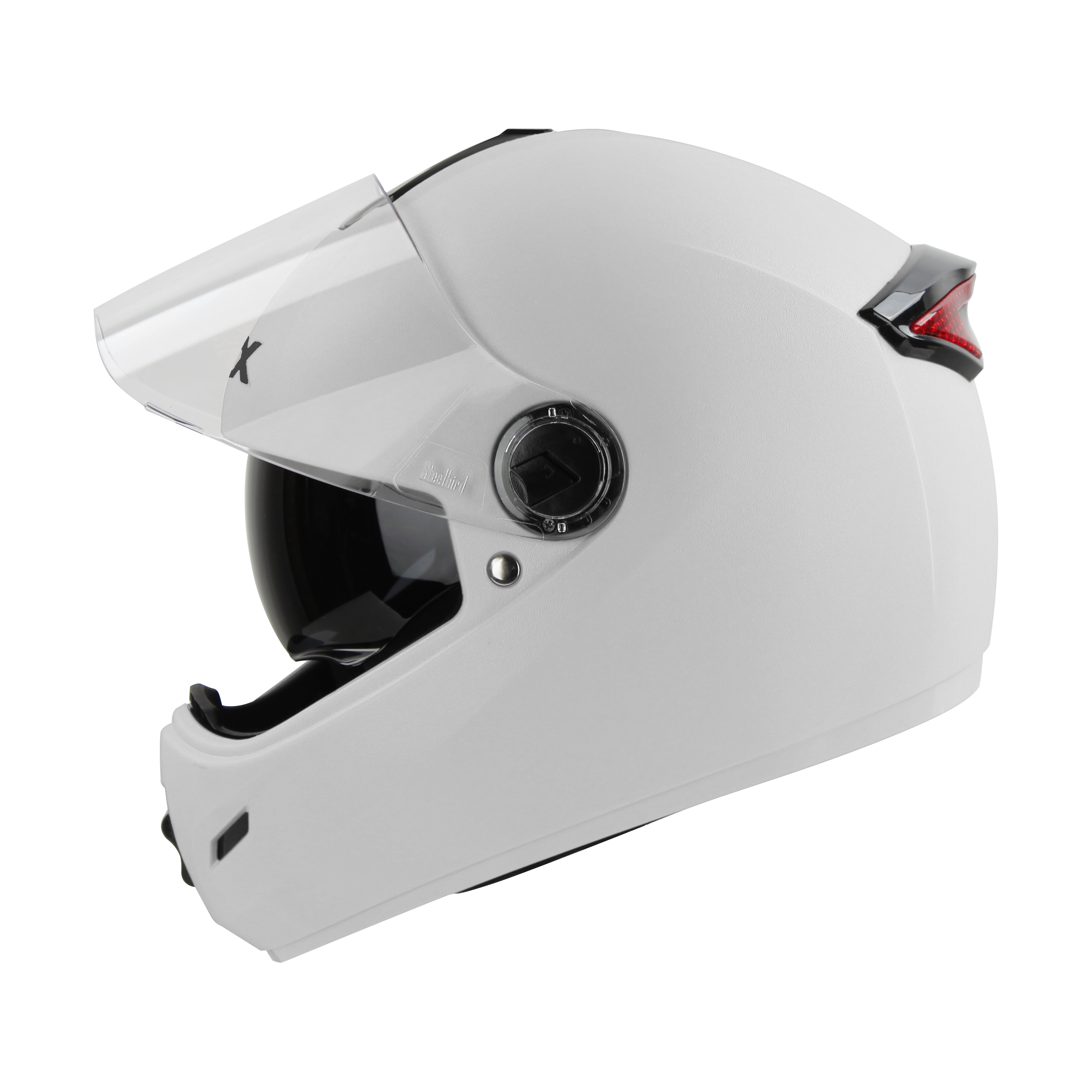 SBH-34 ROX REFLECTIVE DASHING WHITE WITH INNER SUN SHIELD