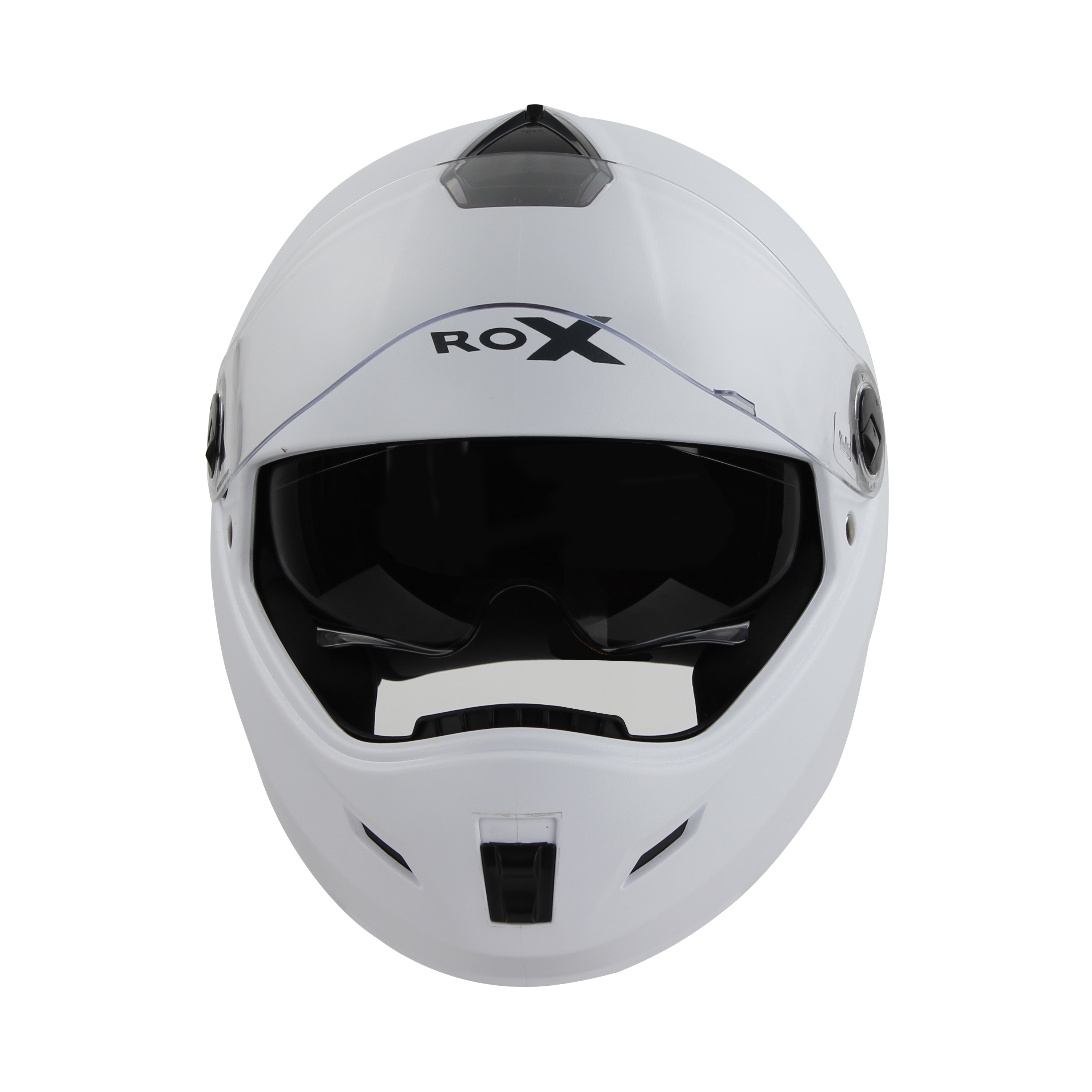 SBH-34 ROX REFLECTIVE DASHING WHITE WITH INNER SUN SHIELD