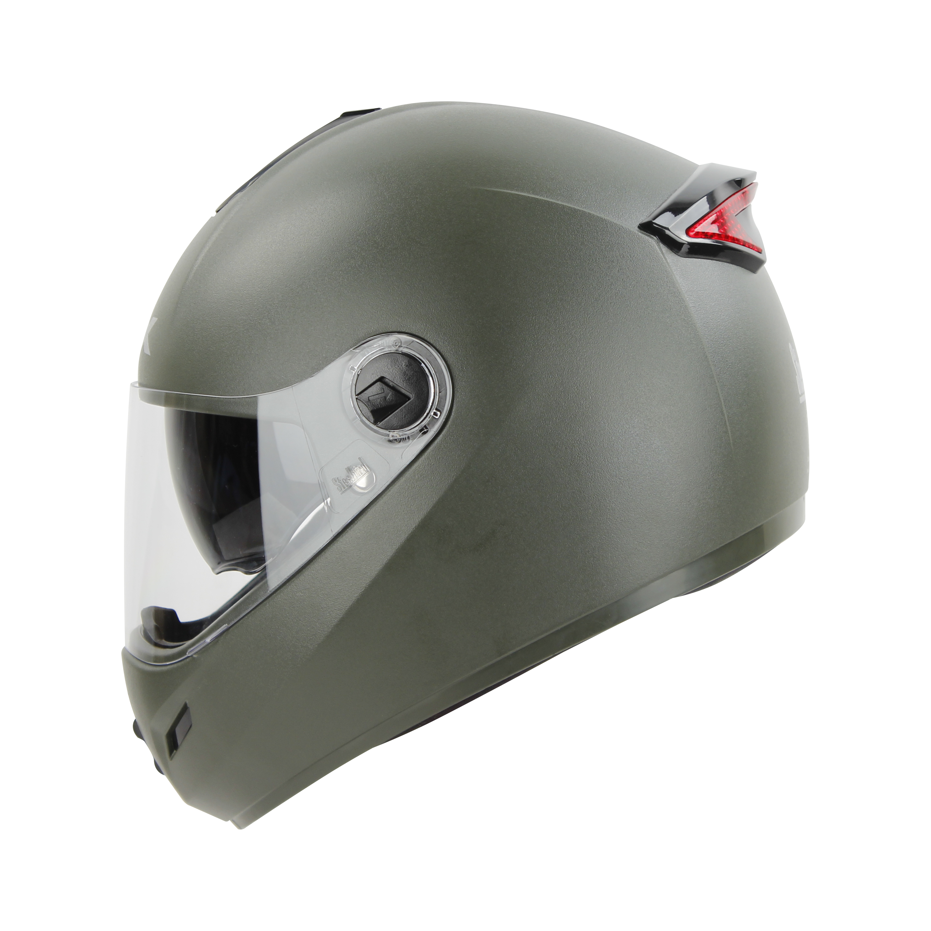 SBH-34 ROX REFLECTIVE DASHING BATTLE GREEN WITH INNER SUN SHIELD