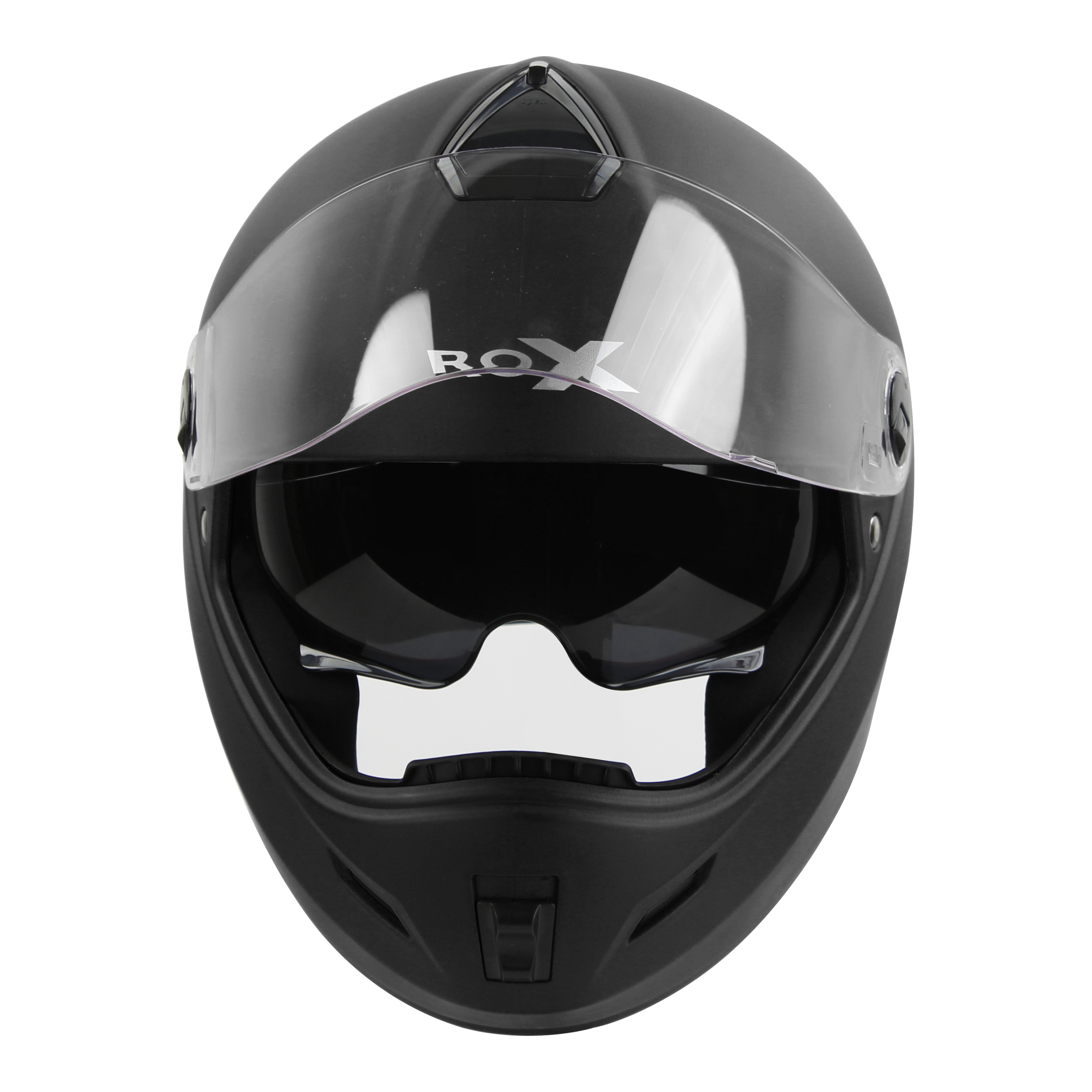 SBH-34 ROX REFLECTIVE GLOSSY BLACK WITH INNER SUN SHIELD