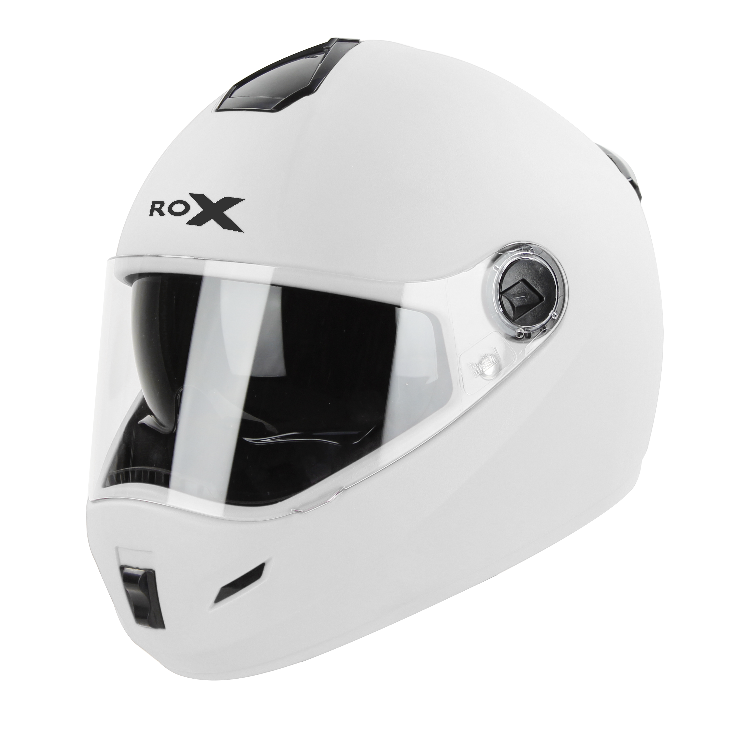 SBH-34 ROX REFLECTIVE GLOSSY WHITE WITH INNER SUN SHIELD