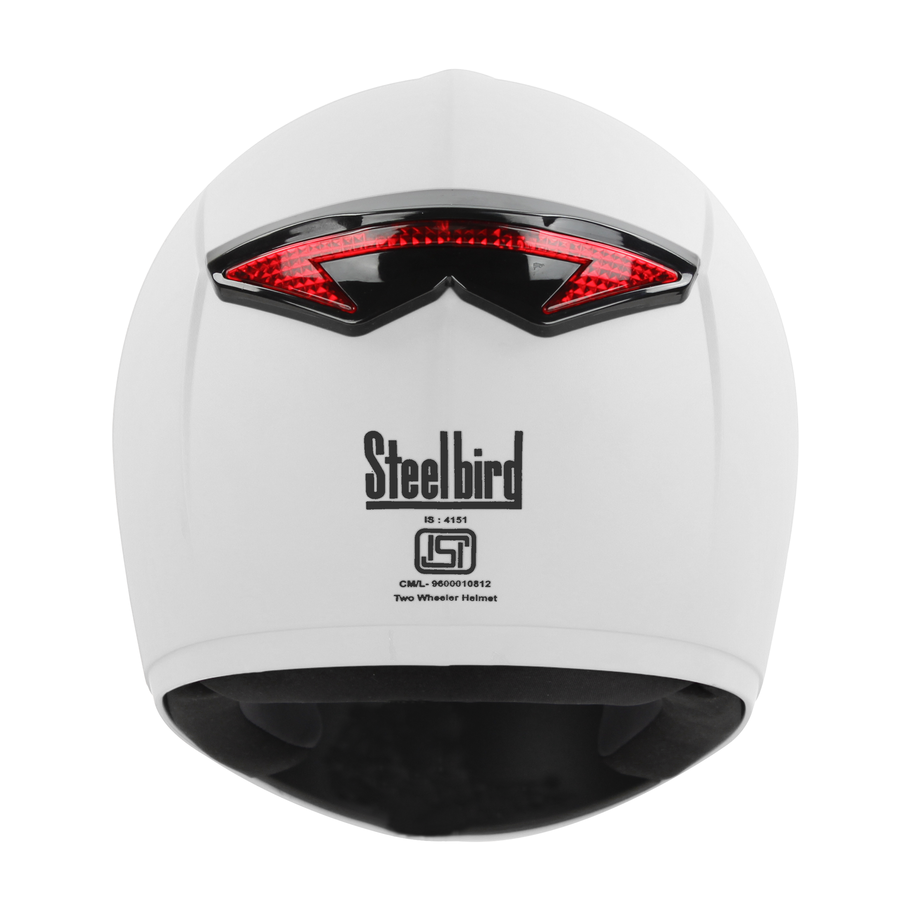 SBH-34 ROX REFLECTIVE GLOSSY WHITE WITH INNER SUN SHIELD