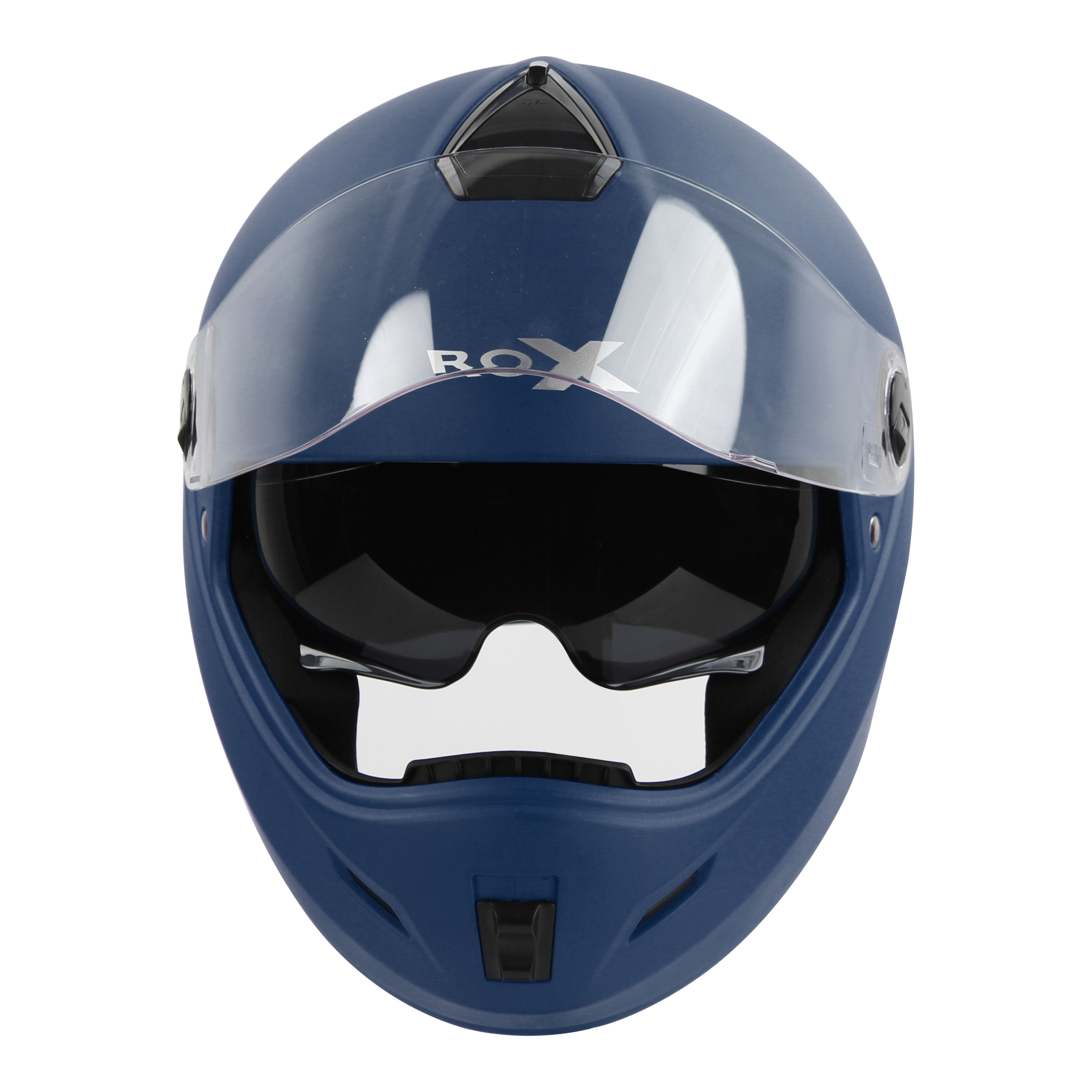 SBH-34 ROX REFLECTIVE GLOSSY BLUE WITH INNER SUN SHIELD