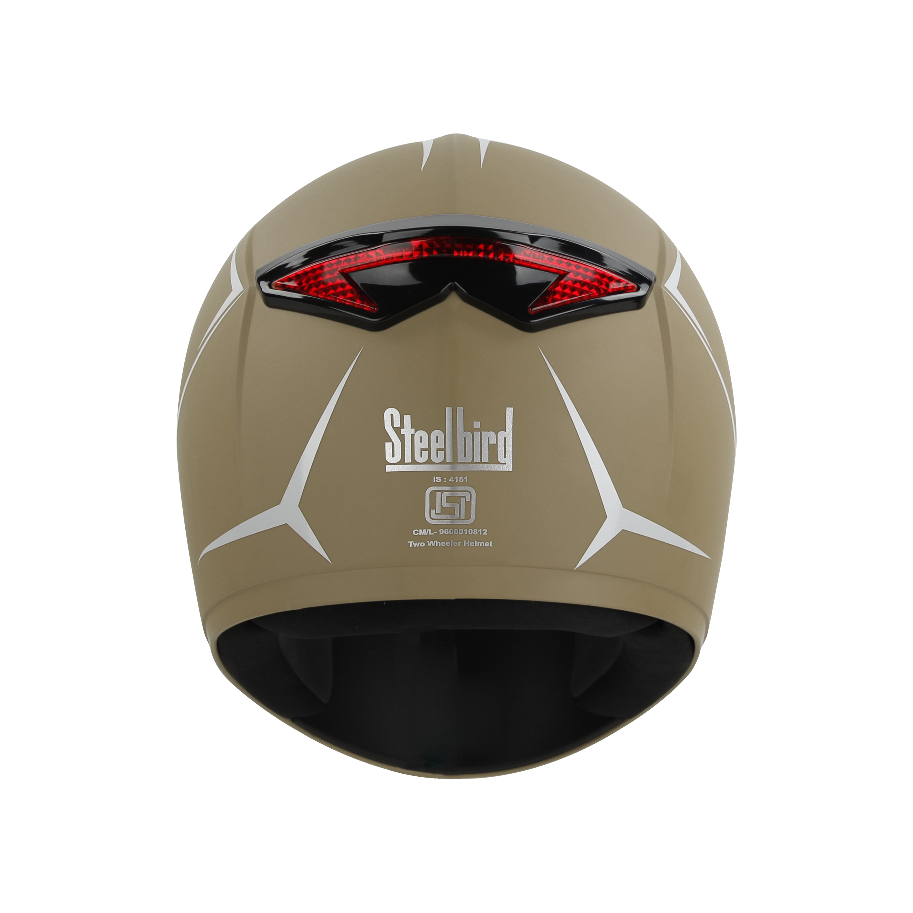 SBH-34 ROX REFLECTIVE MAT DESERT STORM WITH WHITE(WITH INNER SUN SHIELD)