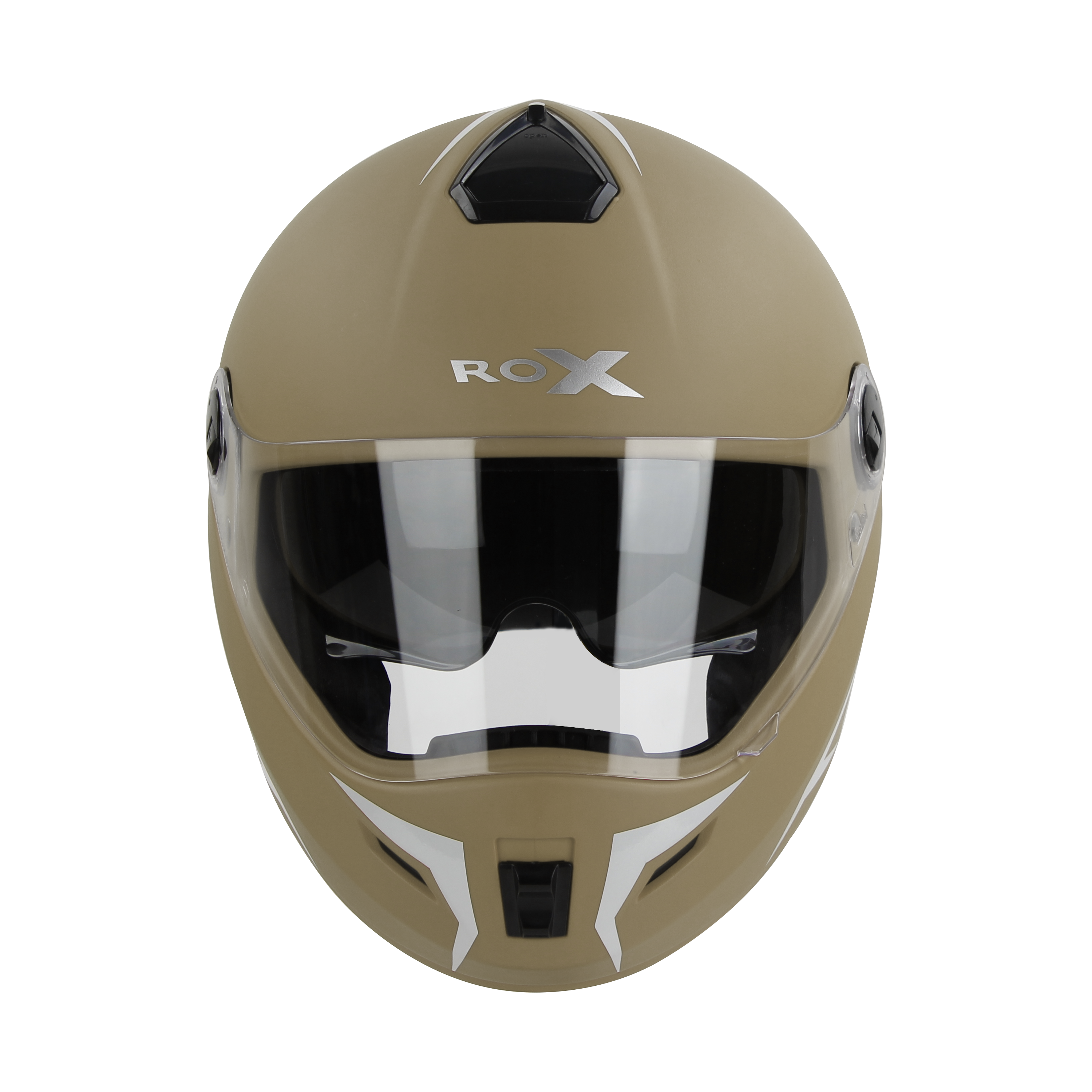 SBH-34 ROX REFLECTIVE MAT DESERT STORM WITH WHITE(WITH INNER SUN SHIELD)