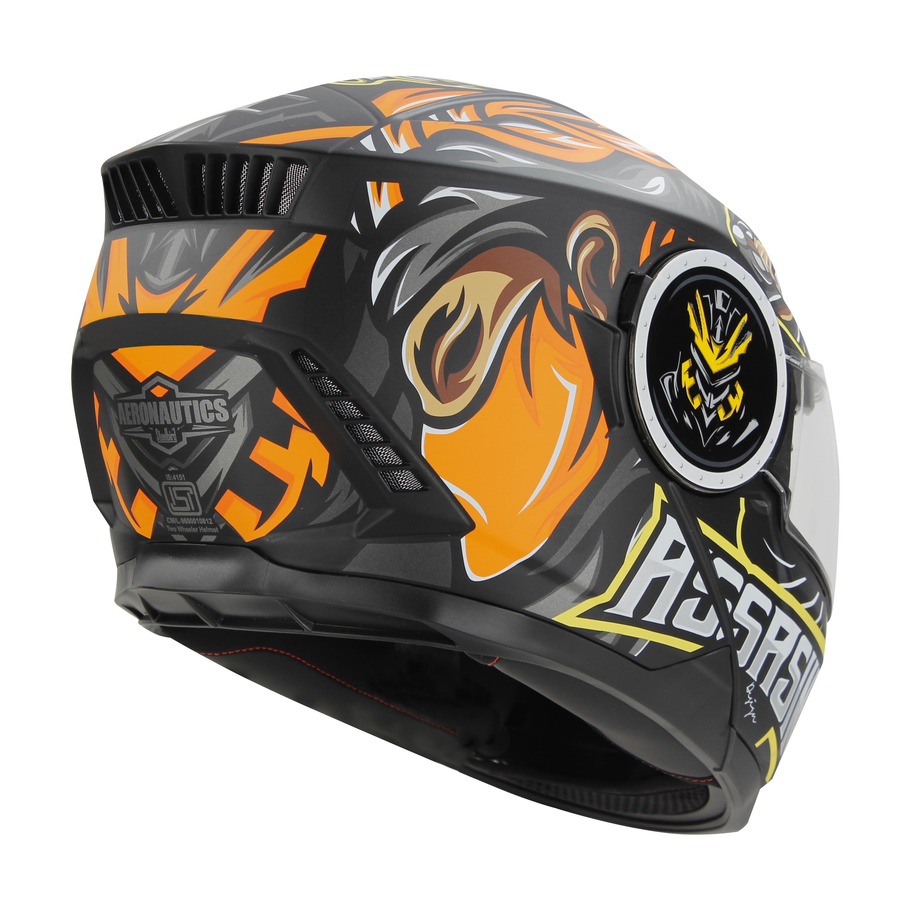 SBH-40 (SV) (HE) ASSASIN MAT BLACK WITH ORANGE