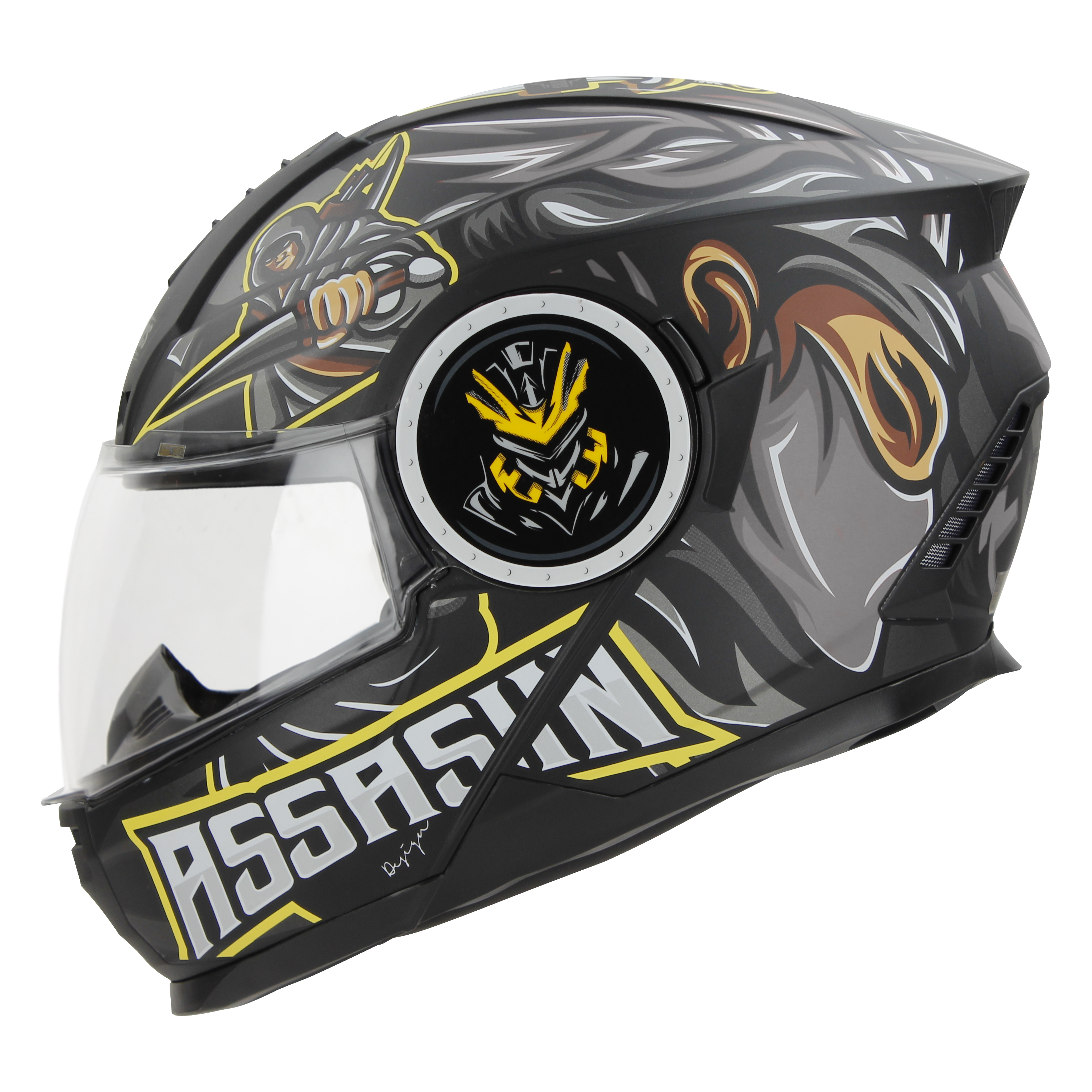 SBH-40 (SV) (HE) ASSASIN MAT BLACK WITH GREY