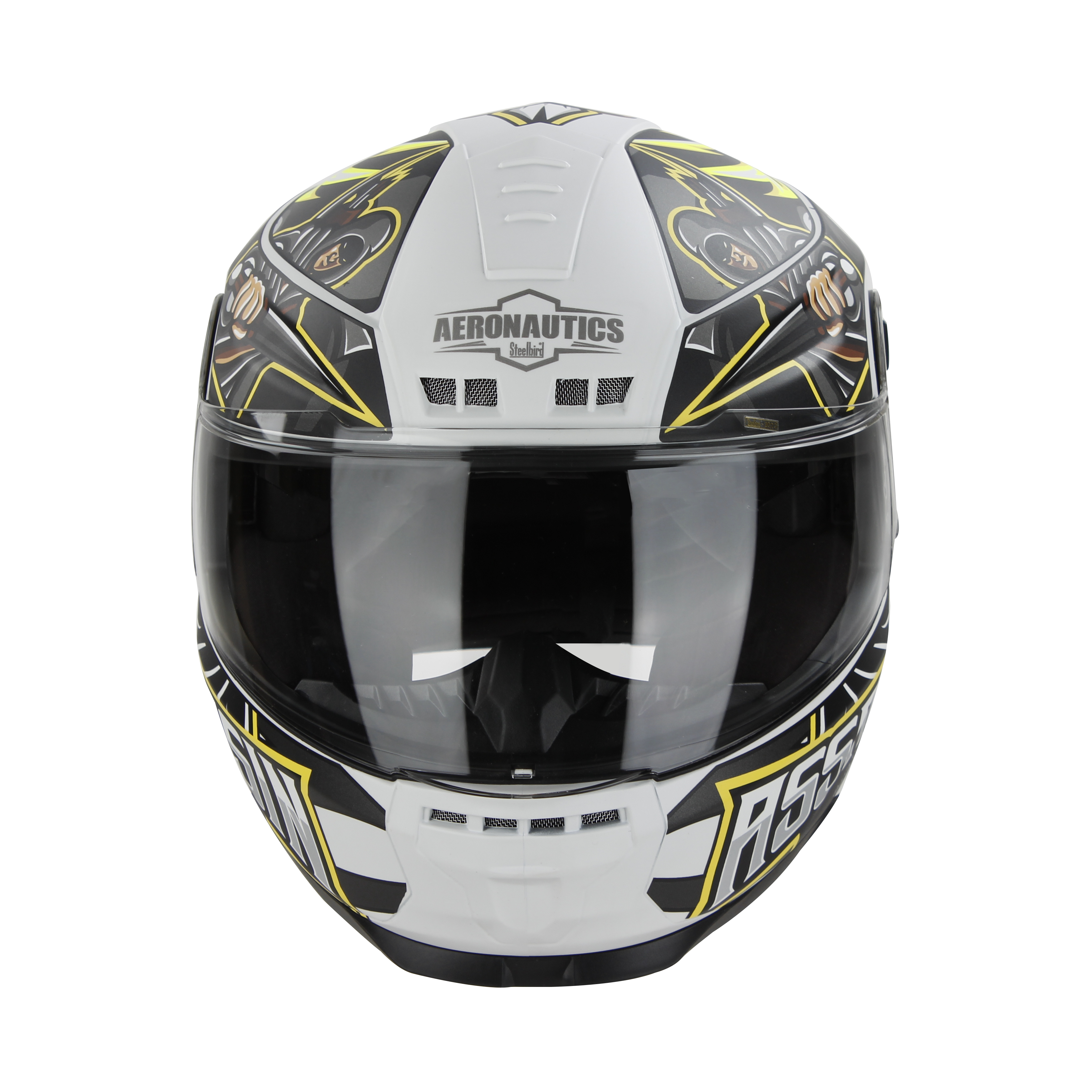 SBH-40 (SV) (HE) ASSASIN GLOSSY WHITE WITH GREY