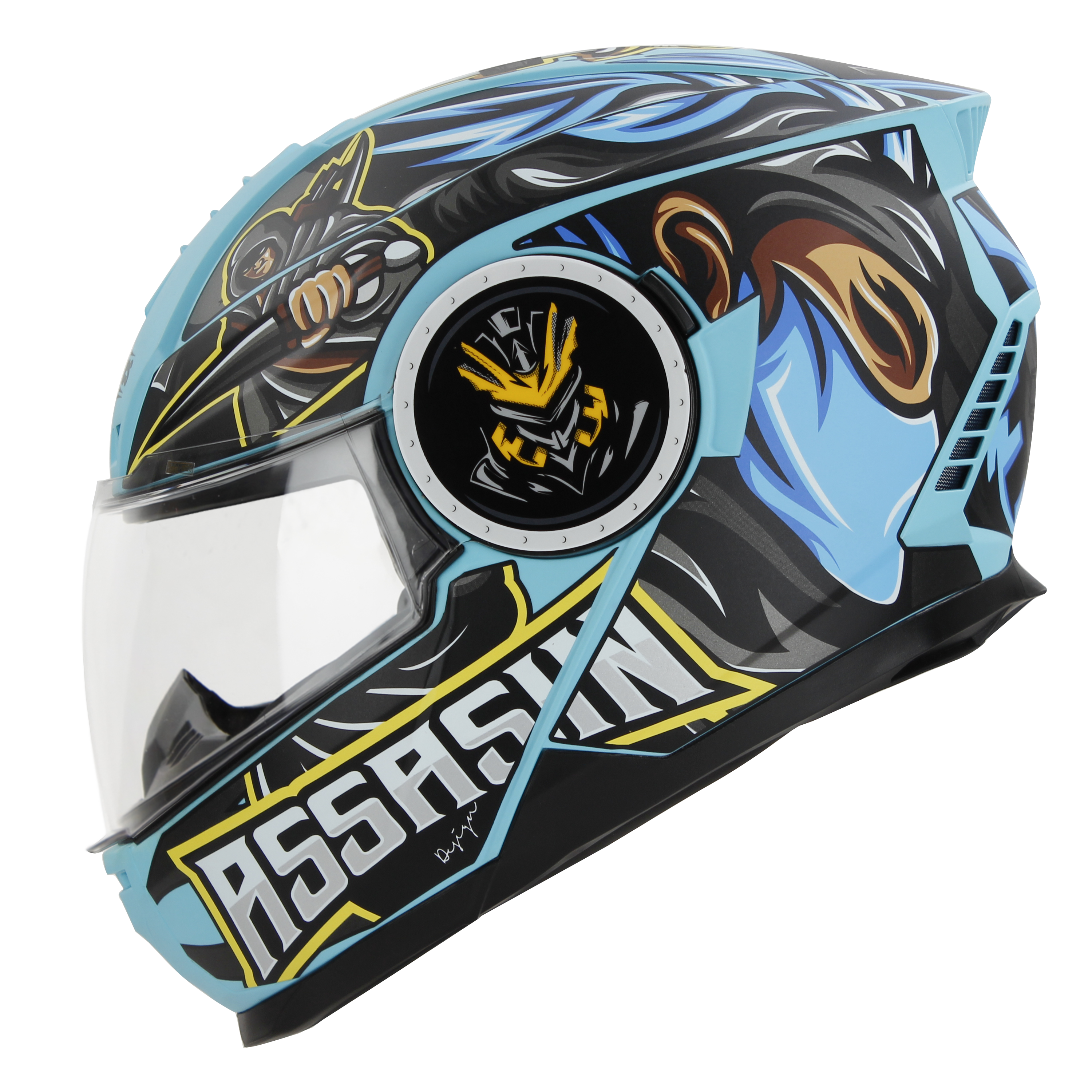 SBH-40 (SV) (HE) ASSASIN GLOSSY JAZZ BLUE WITH BLUE