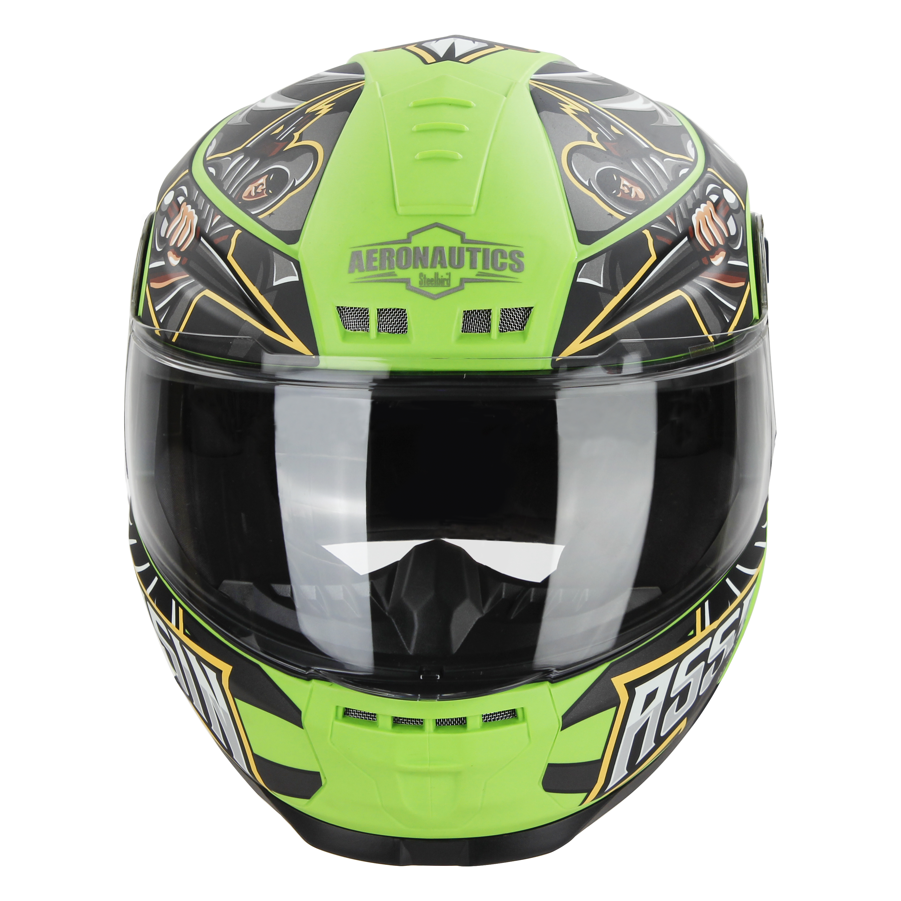 SBH-40 (SV) (HE) ASSASIN GLOSSY JAZZ GREEN WITH GREY