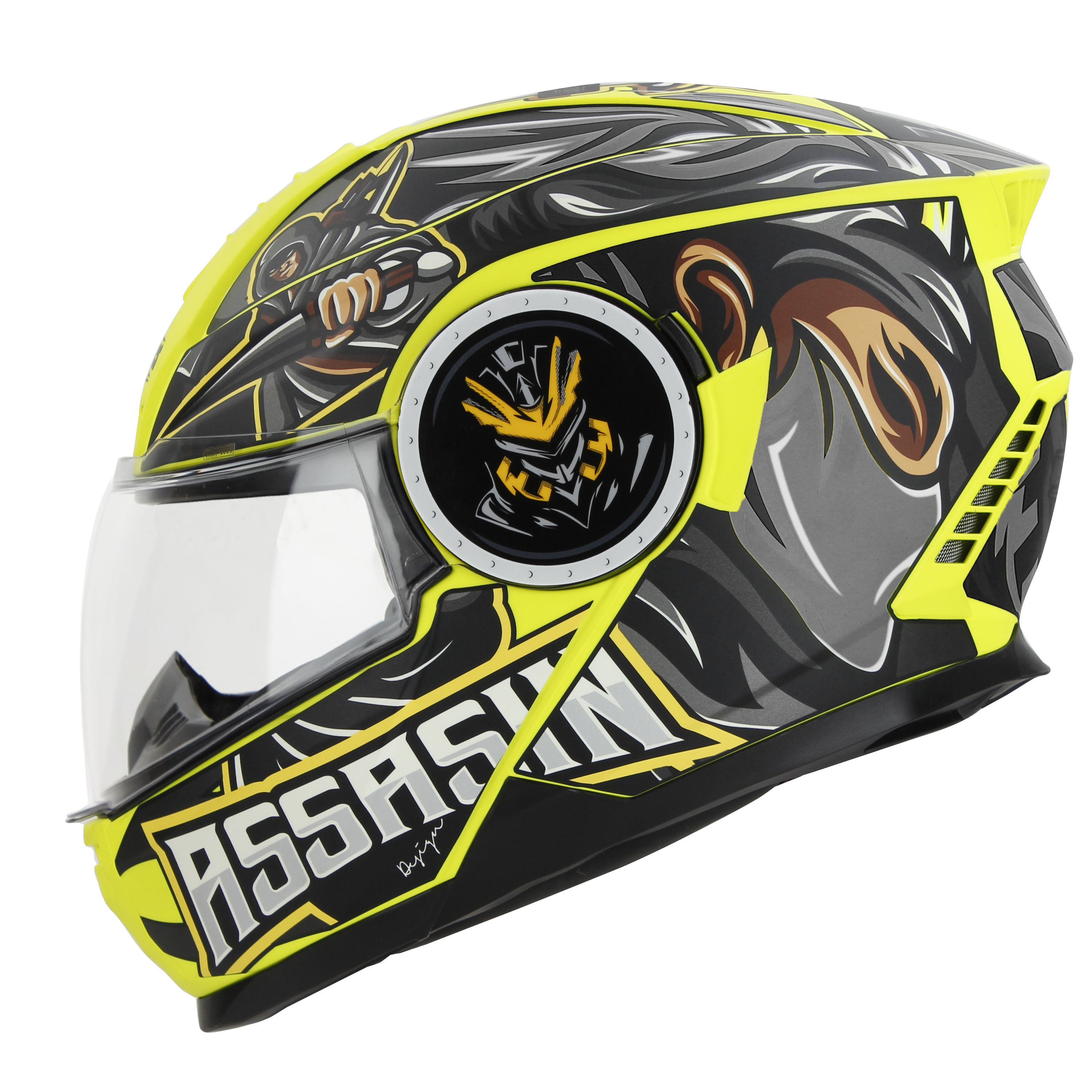 SBH-40 (SV) (HE) ASSASIN GLOSSY JAZZ  NEON WITH GREY