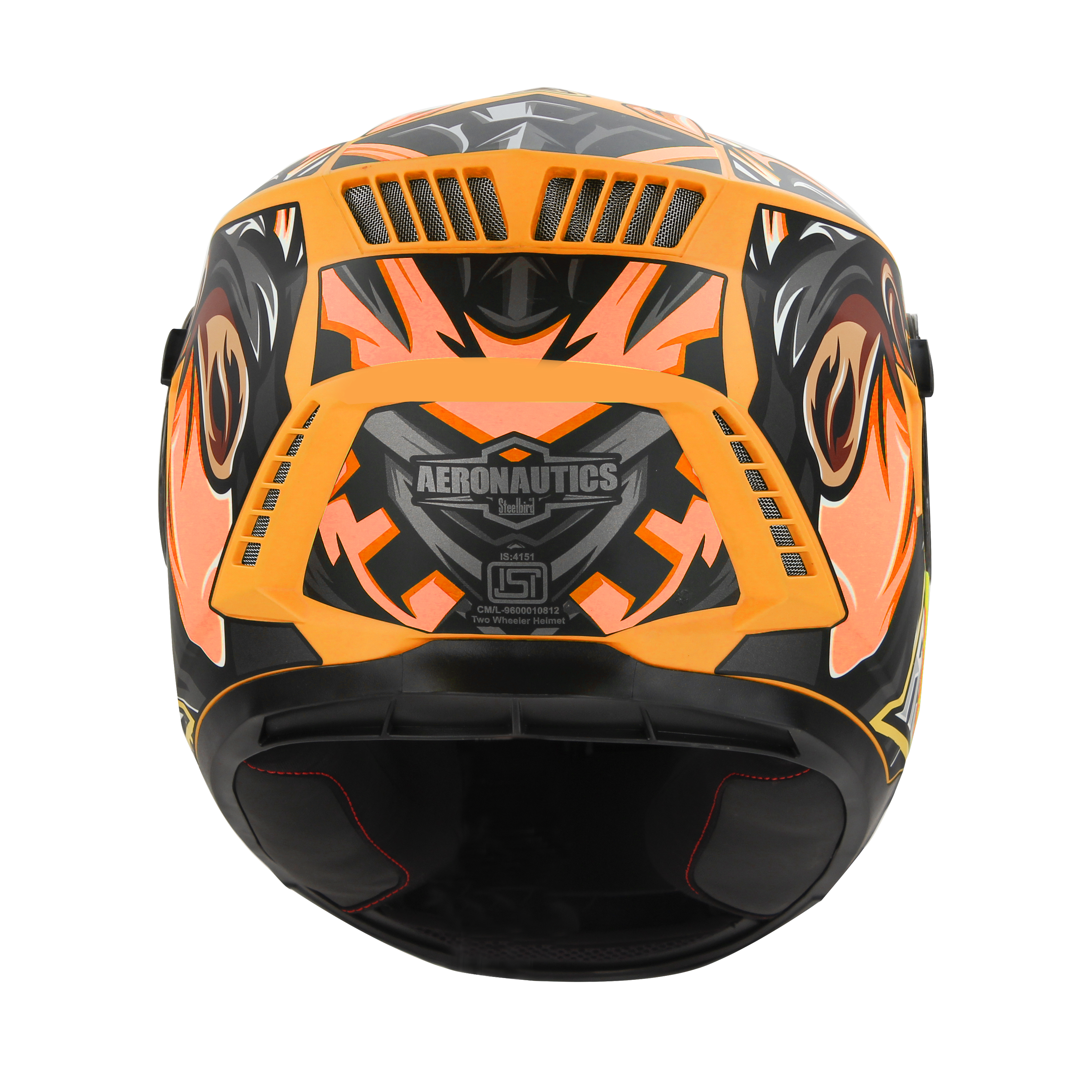 SBH-40 (SV) (HE) ASSASIN GLOSSY JAZZ  ORANGE WITH ORANGE