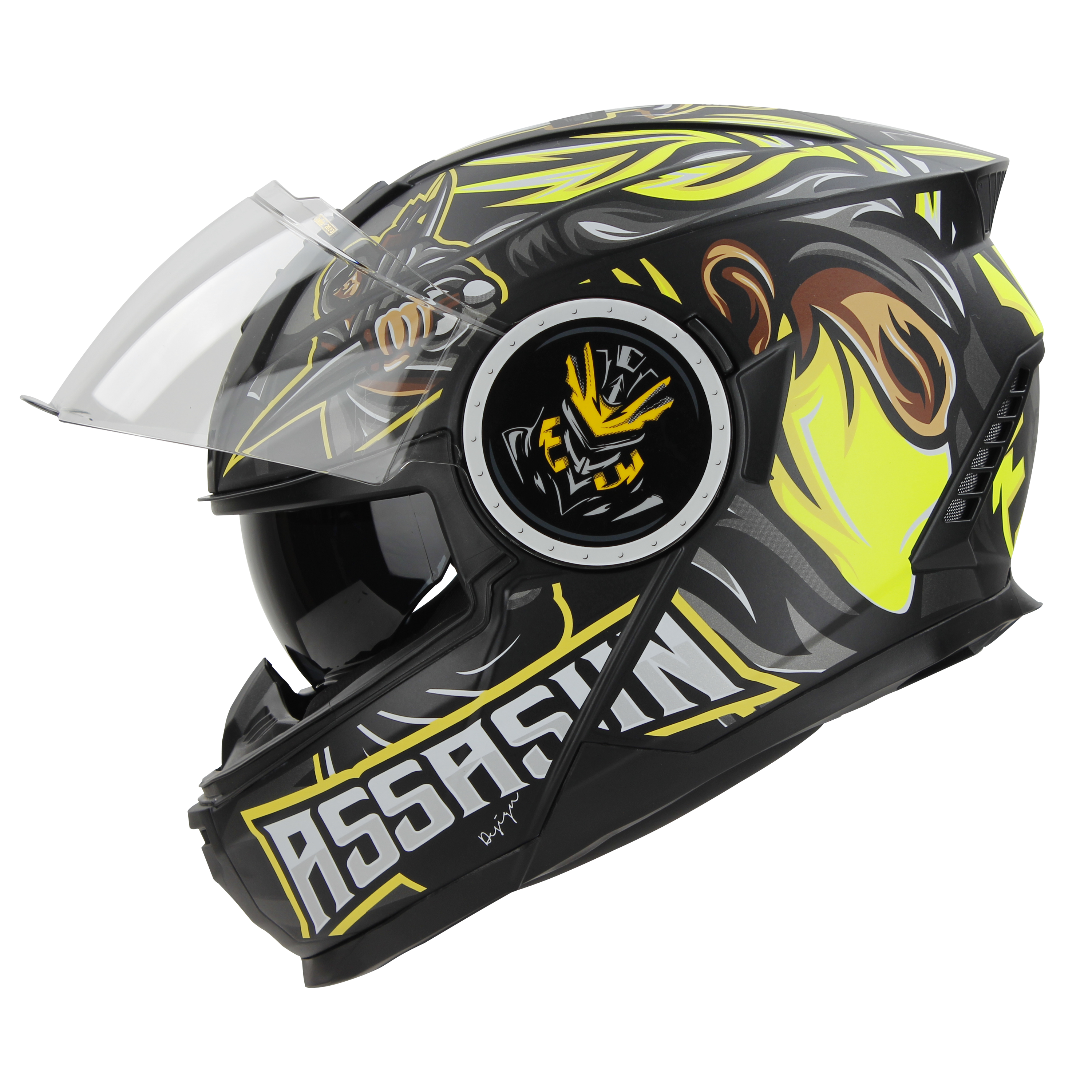 SBH-40 (ISS)(HE) ASSASIN MAT BLACK WITH NEON