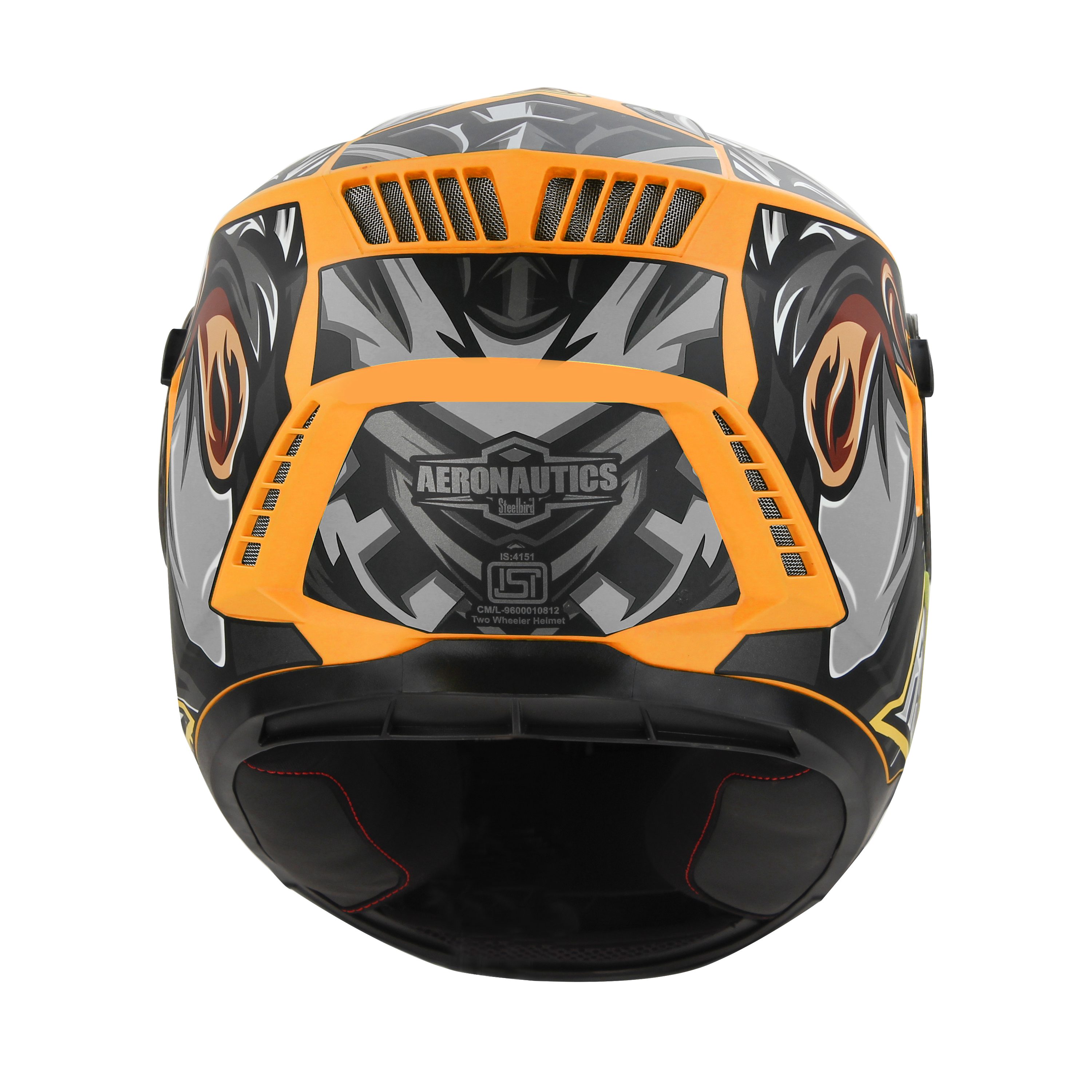 SBH-40 (SV) (HE) ASSASIN GLOSSY JAZZ ORANGE WITH GREY