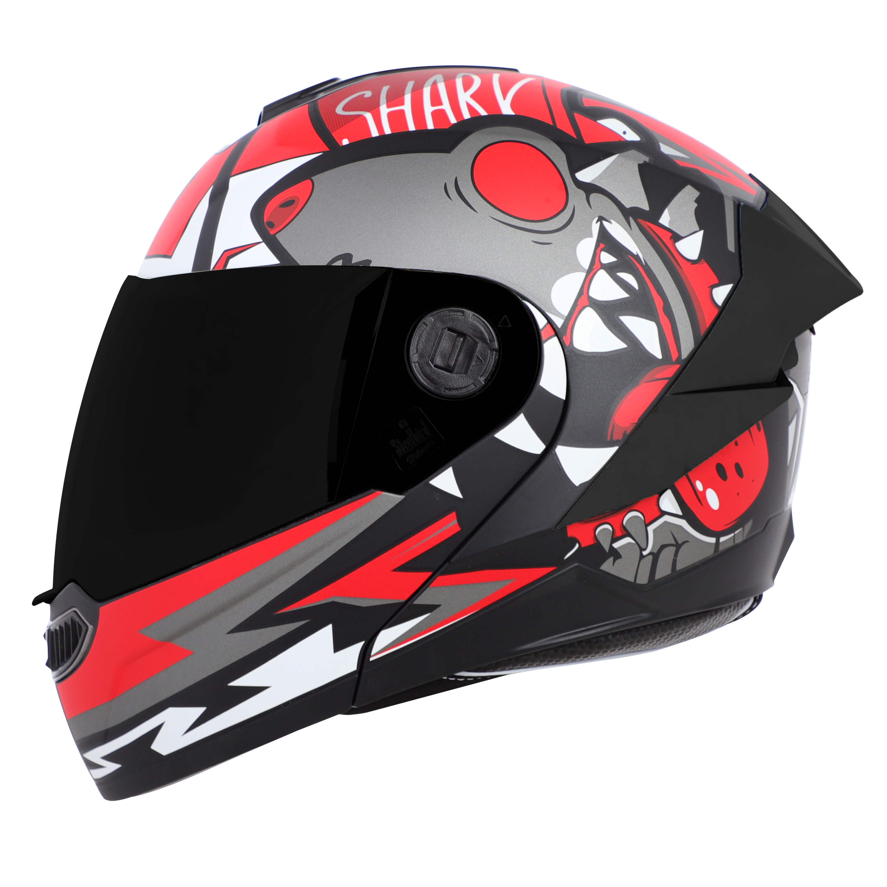 SBA-8 SHARKY MAT BLACK RED