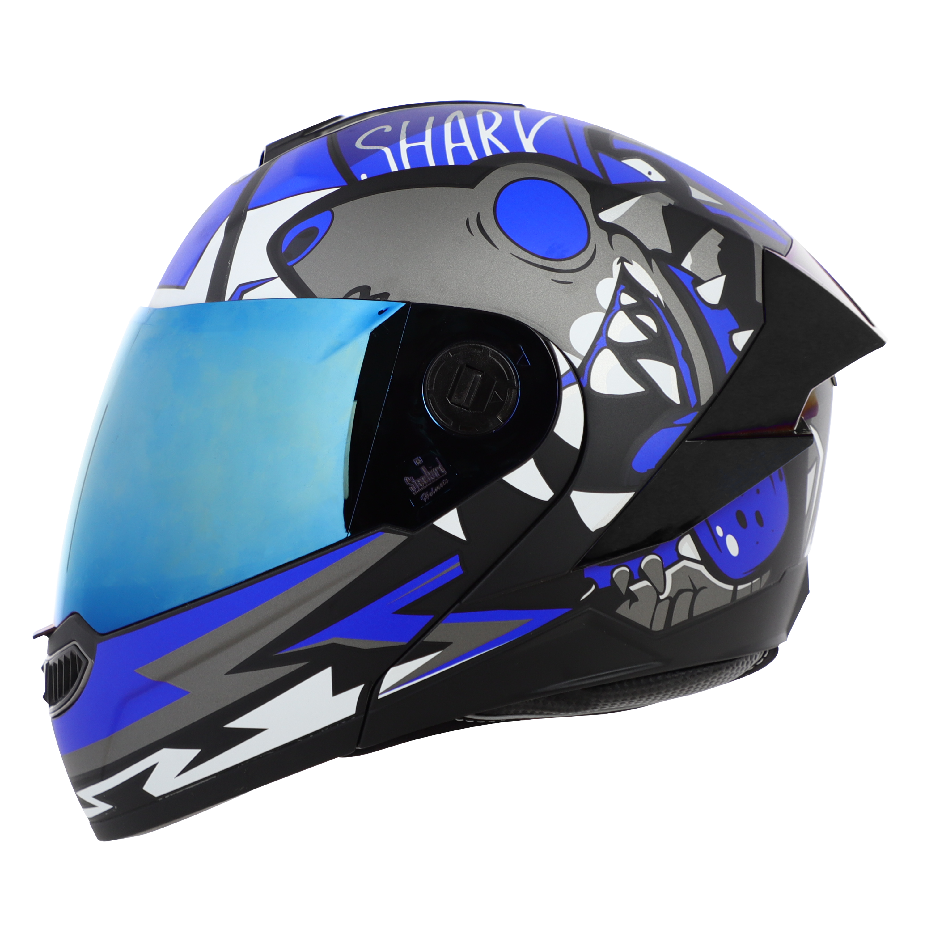 SBA-8 SHARKY GLOSSY BLACK BLUE