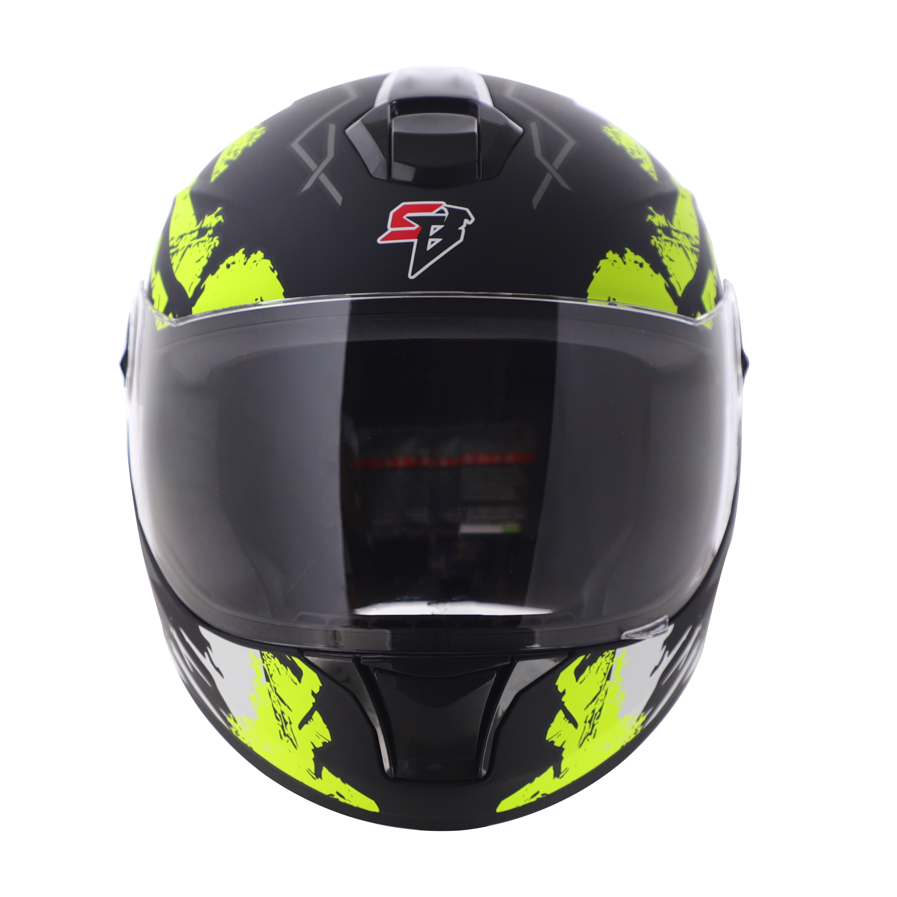 SBH-11 ZOOM RACER GLOSSY BLACK WITH NEON