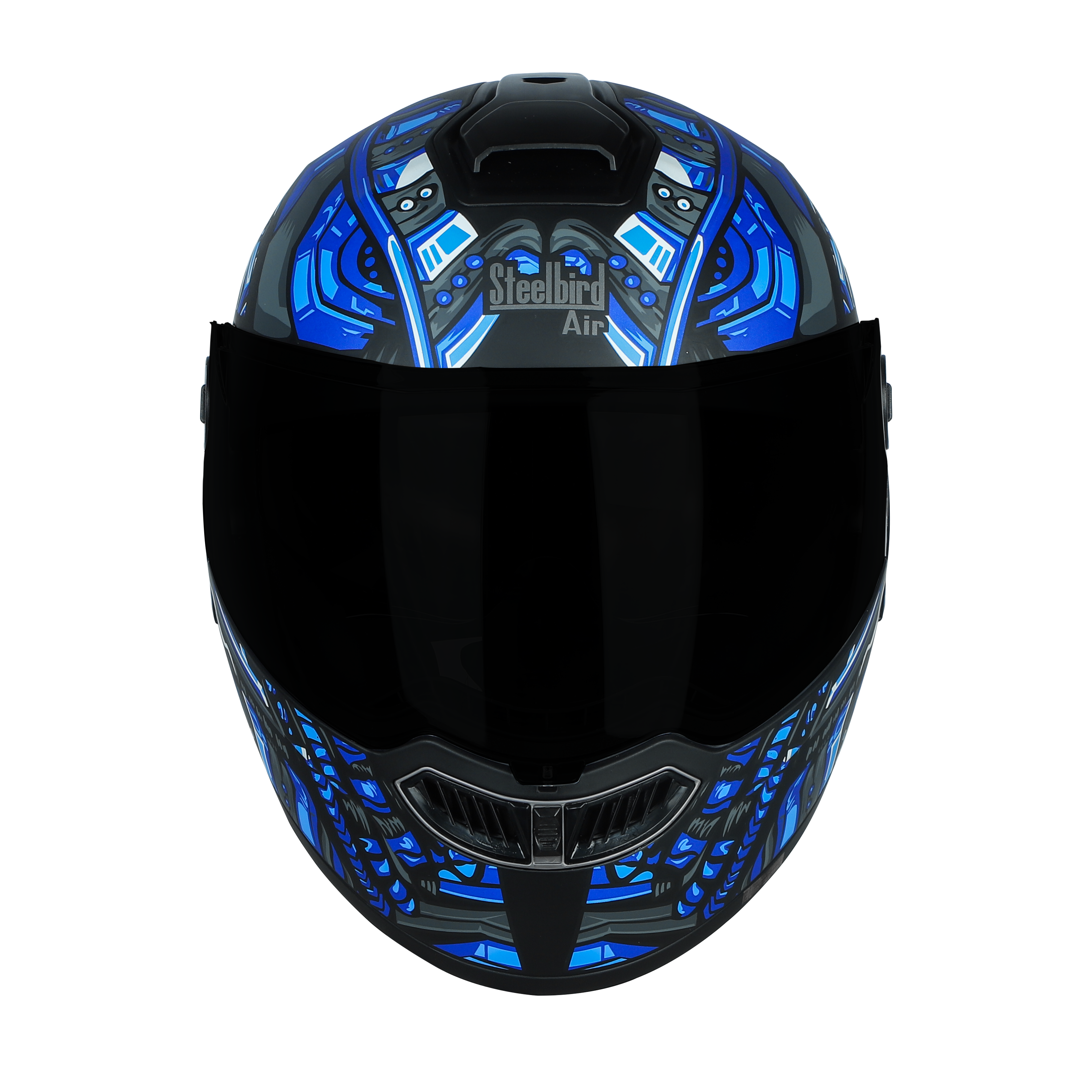 SBA-8 ISS HORUS GLOSSY BLACK WITH BLUE