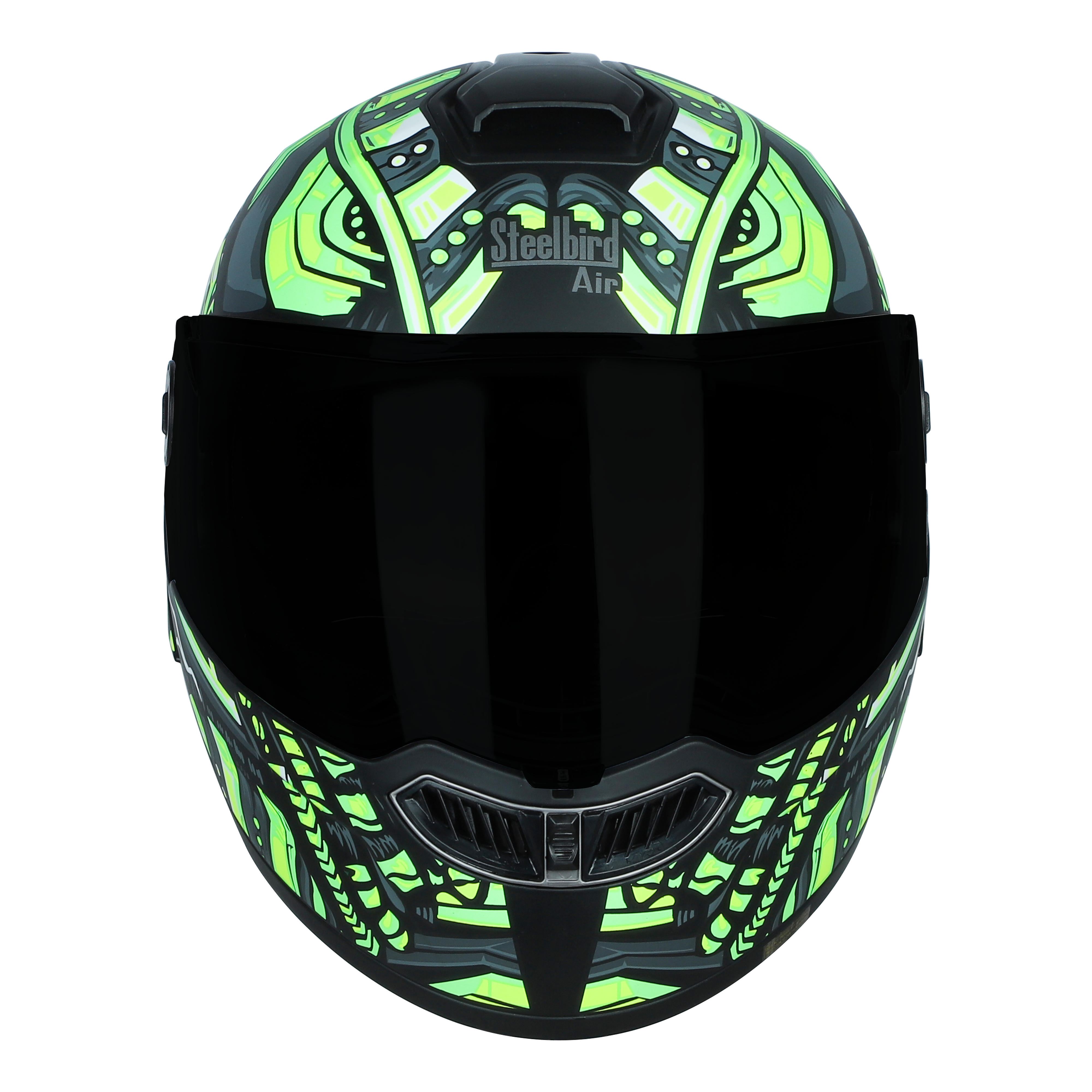 SBA-8 HORUS GLOSSY BLACK WITH GREEN