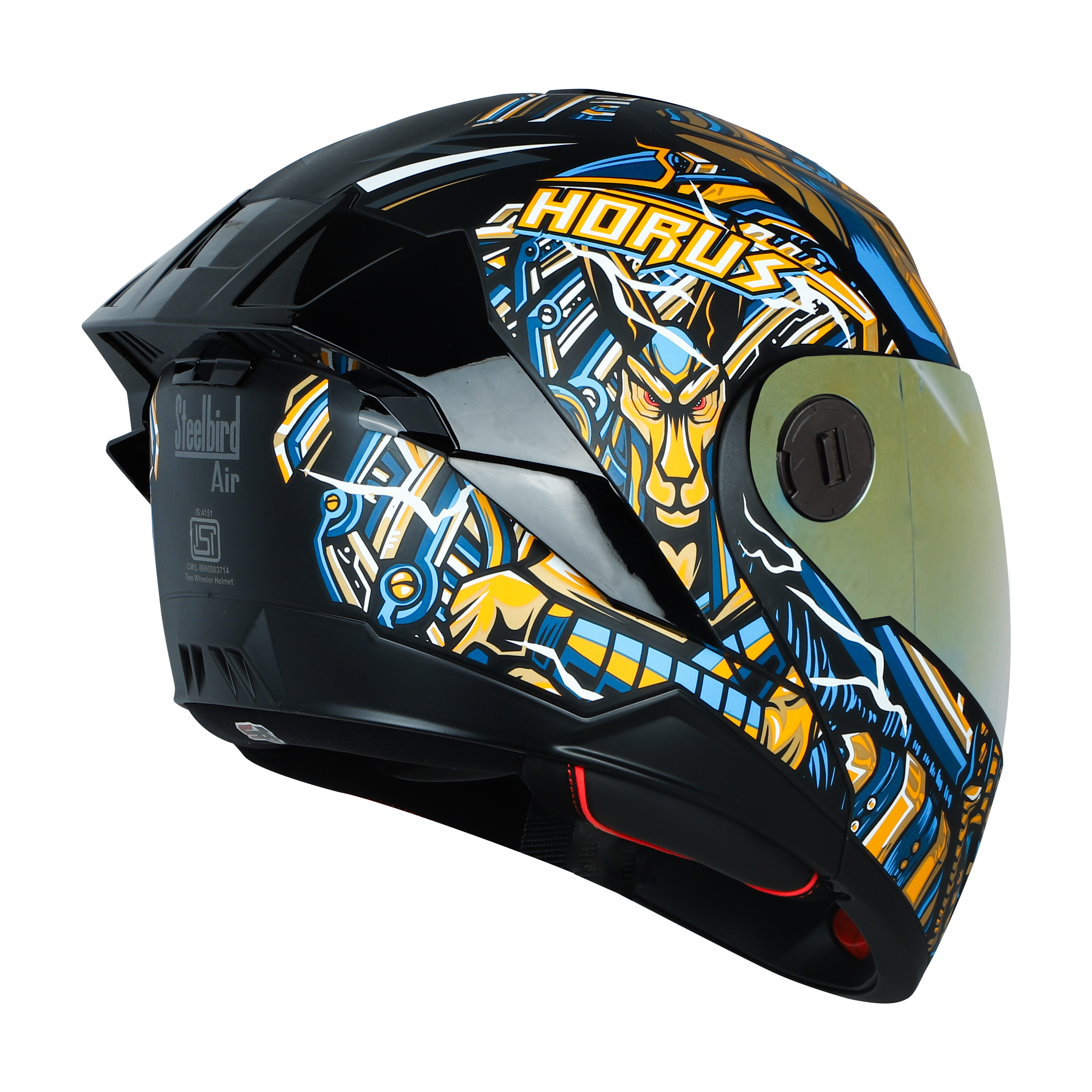 SBA-8 HORUS GLOSSY BLACK GOLD