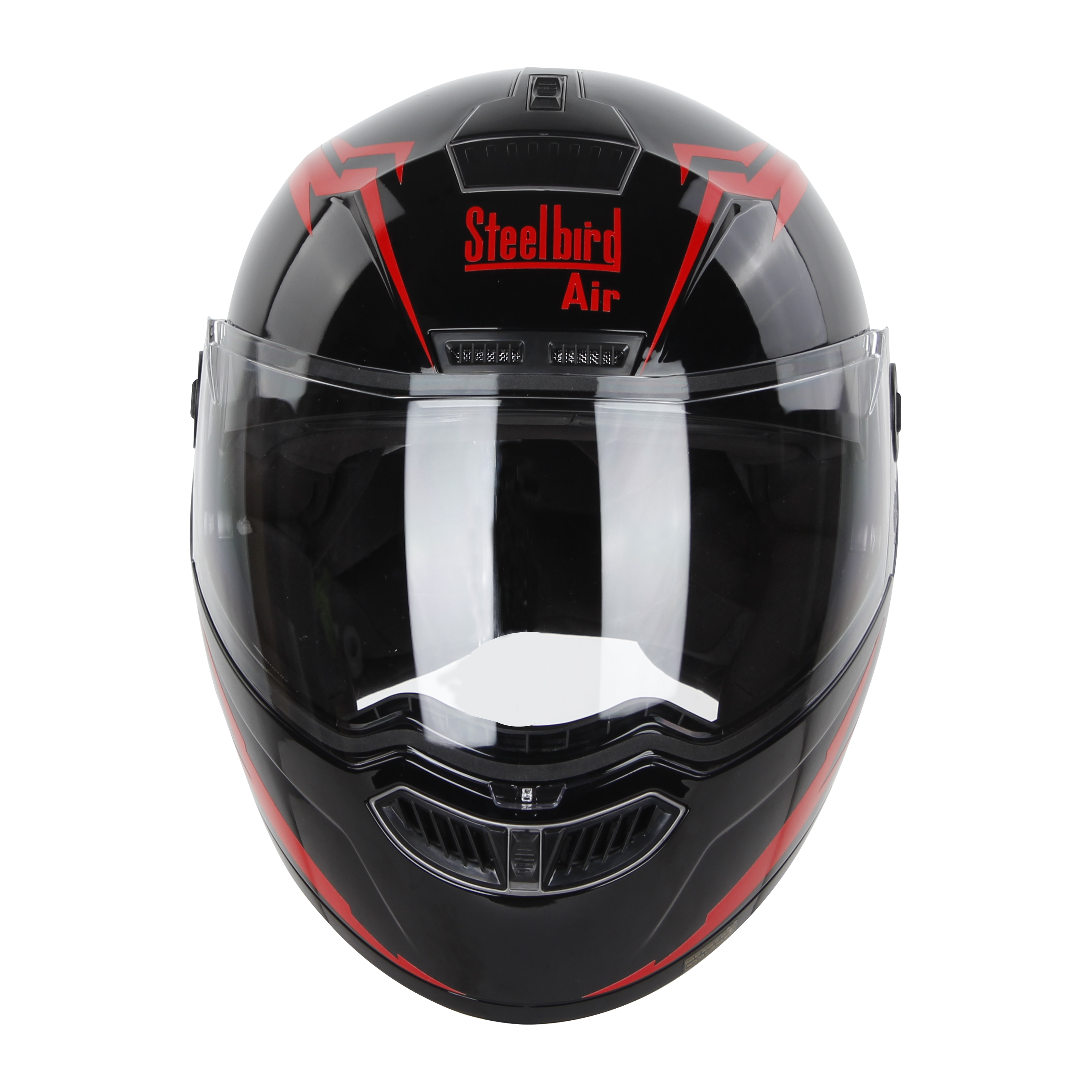 SBA-7 FLIP-UP DECAL SPARKLE MATT BLACK RED