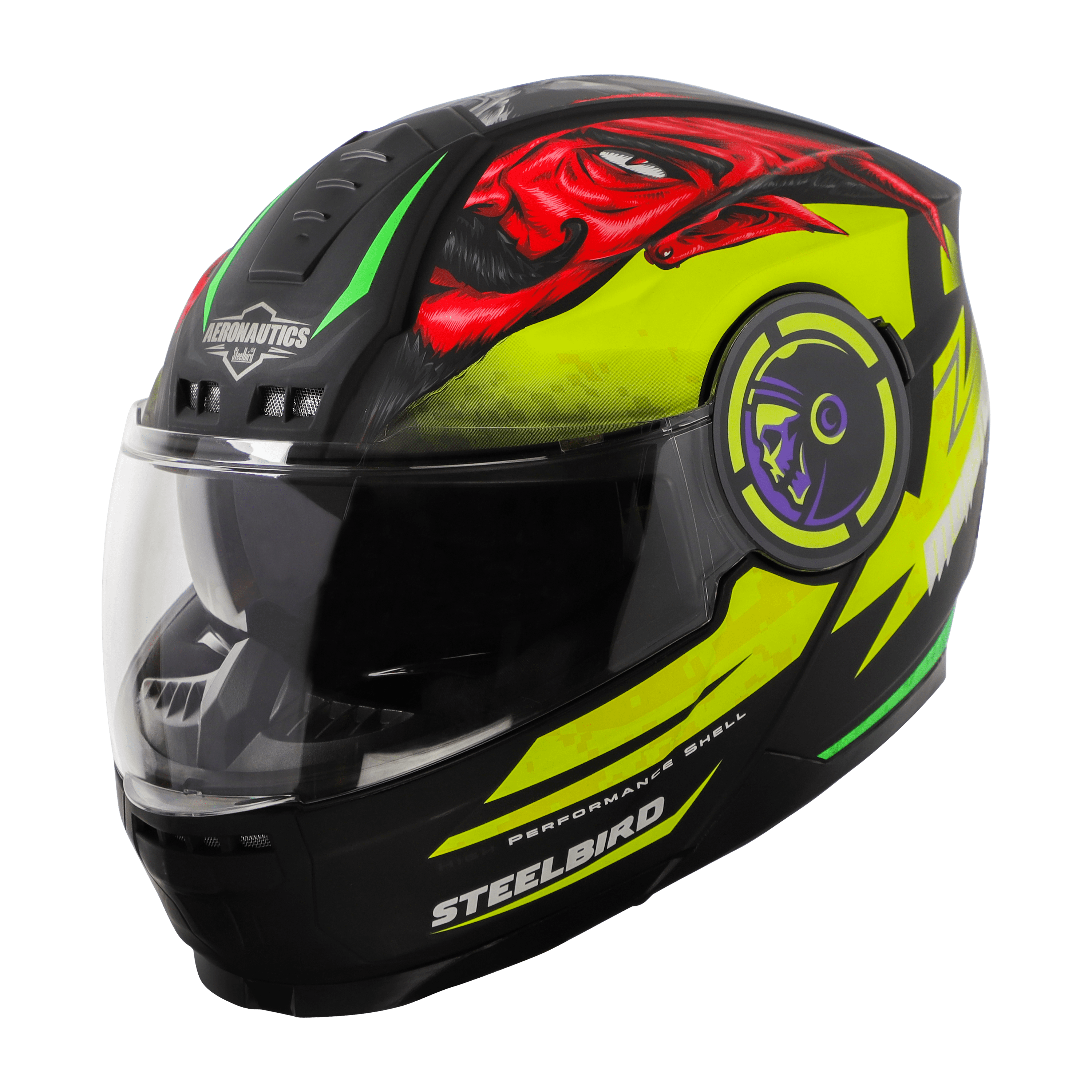 SBH-40 MONSTER ISS MAT BLACK WITH NEON