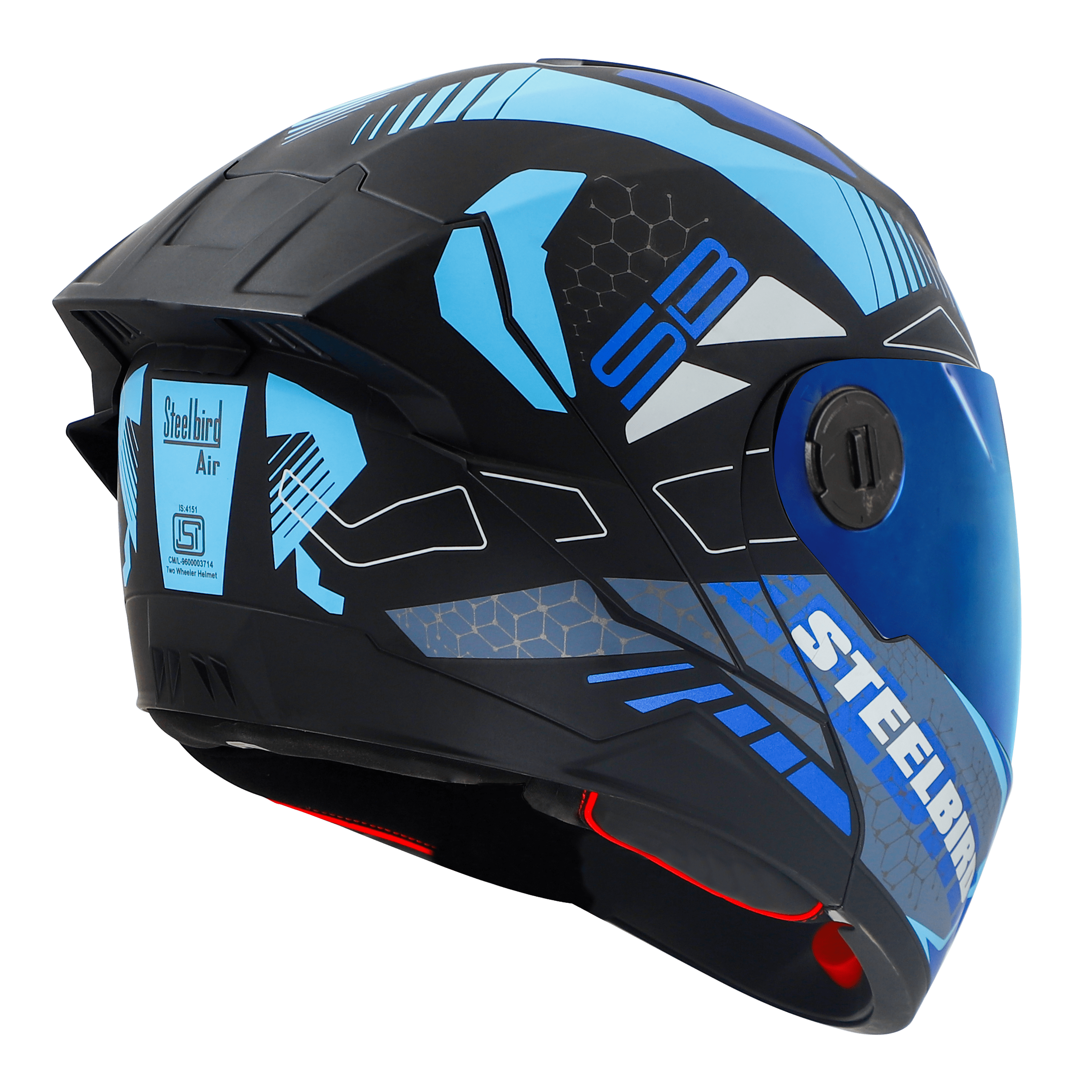 SBA-8 ZAGGY MAT BLACK JAZZ BLUE - BLUE 