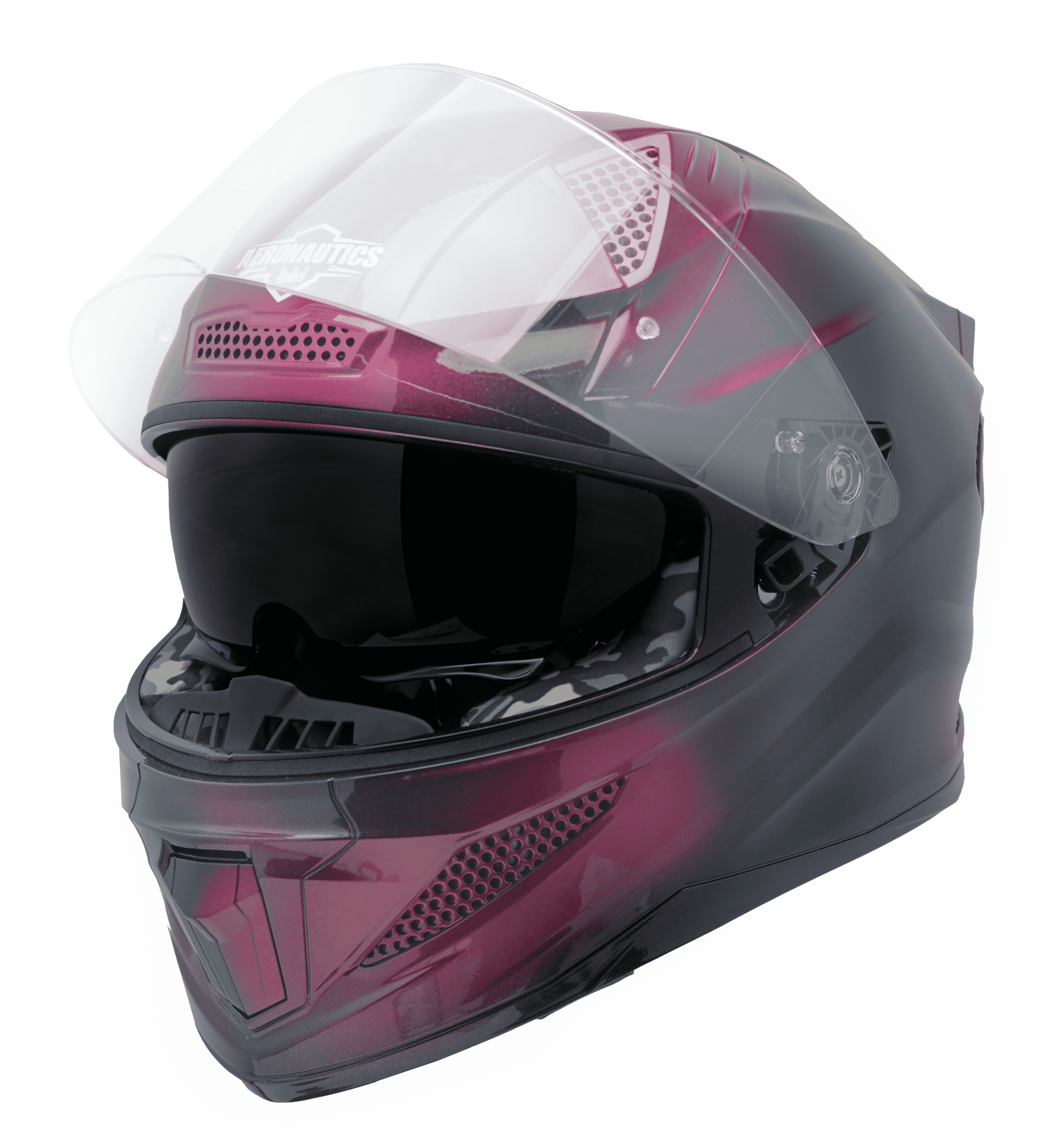 SBH-25 ISS BREEZE ON OMBRE GLOSSY BLACK WITH M. PINK