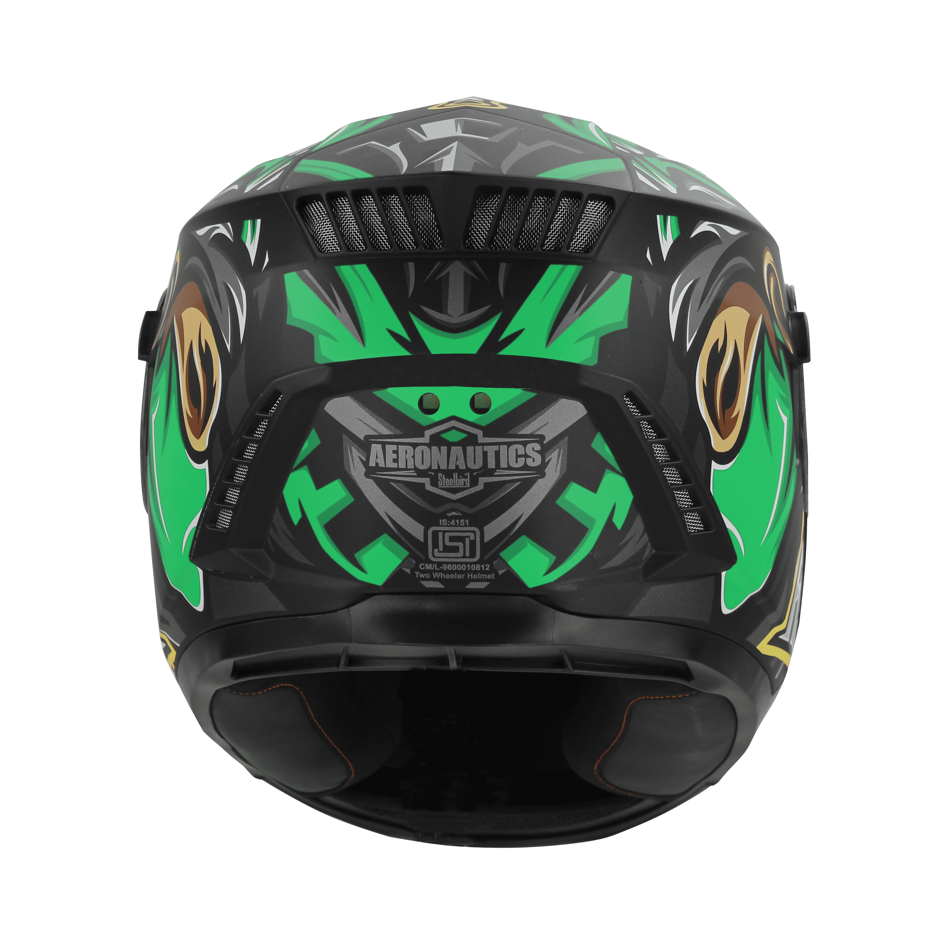 SBH-40 ISS BT ASSASIN GLOSSY BLACK WITH GREEN