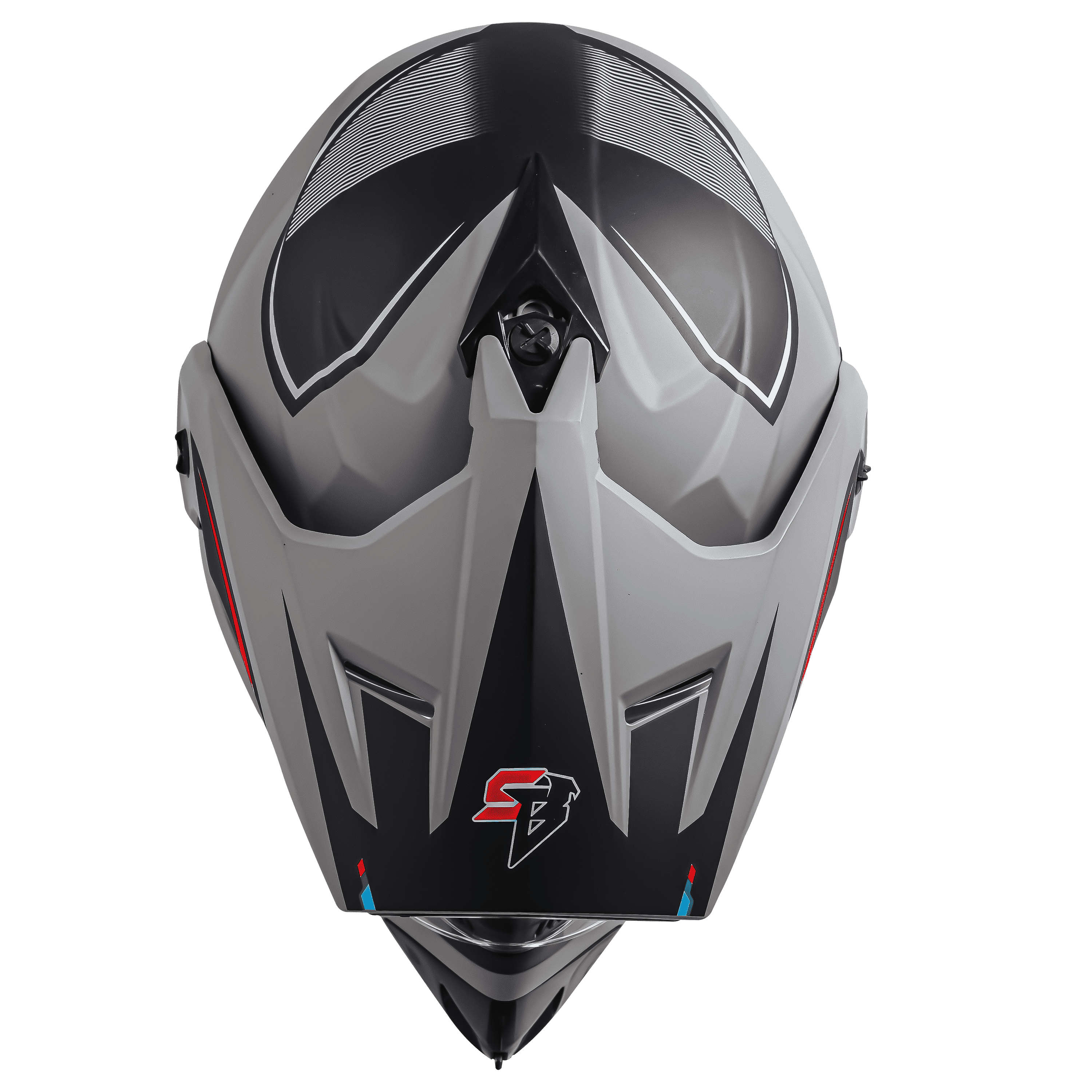 SBH-13 ISS RACER MAT TITANIUM GREY WITH RED