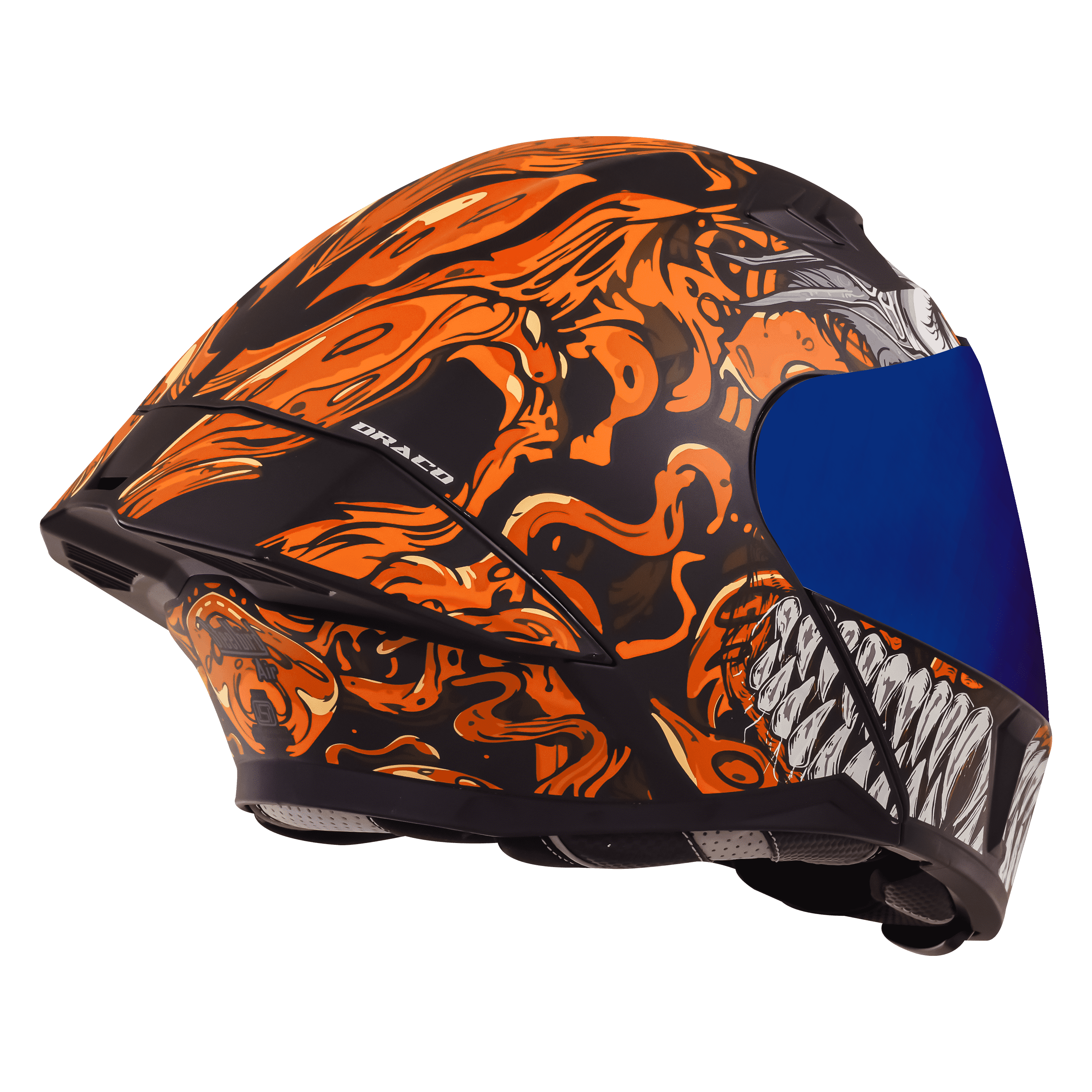 SBA-20 ISS DRACO GLOSSY BLACK WITH ORANGE