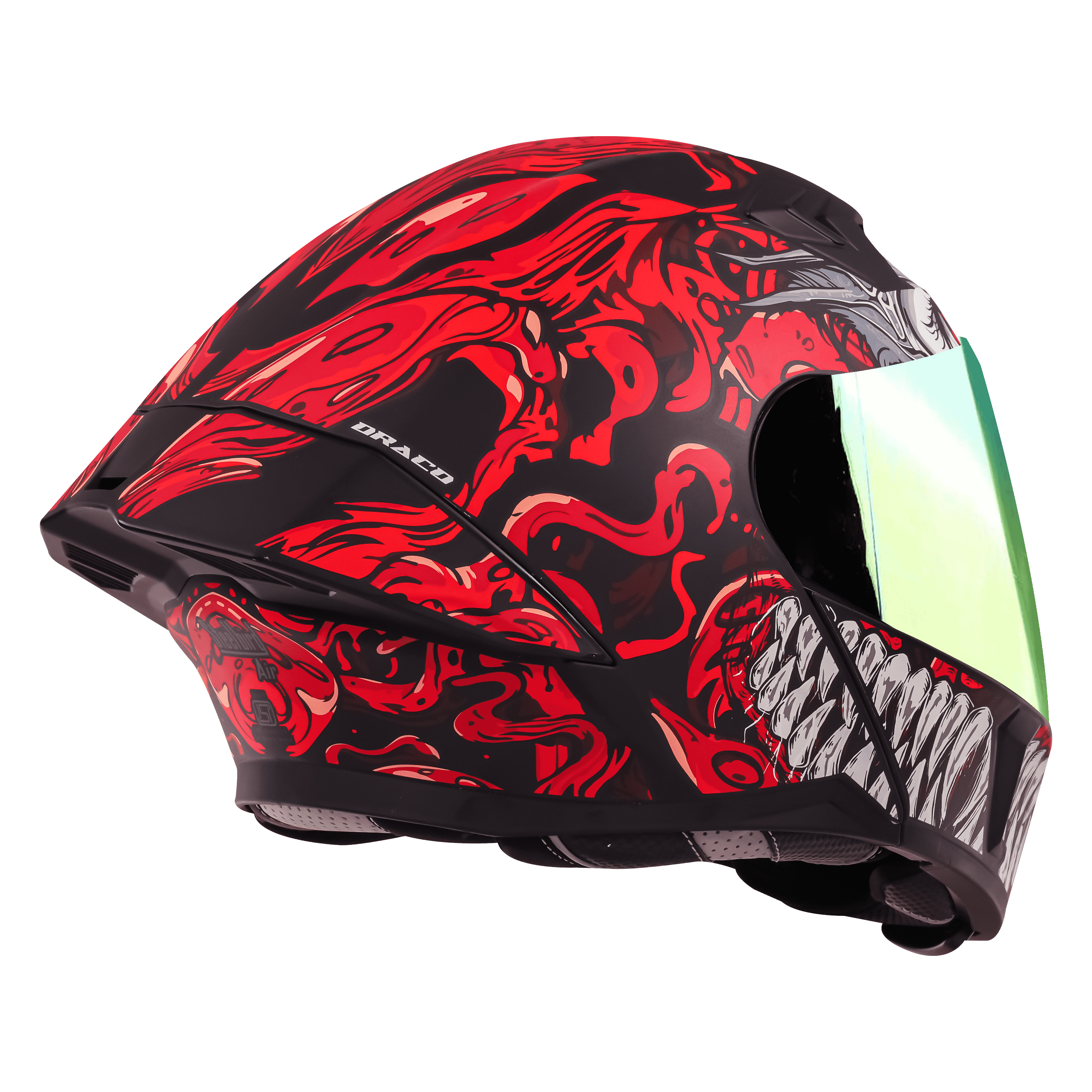 SBA-20 DRACO GLOSSY BLACK WITH RED