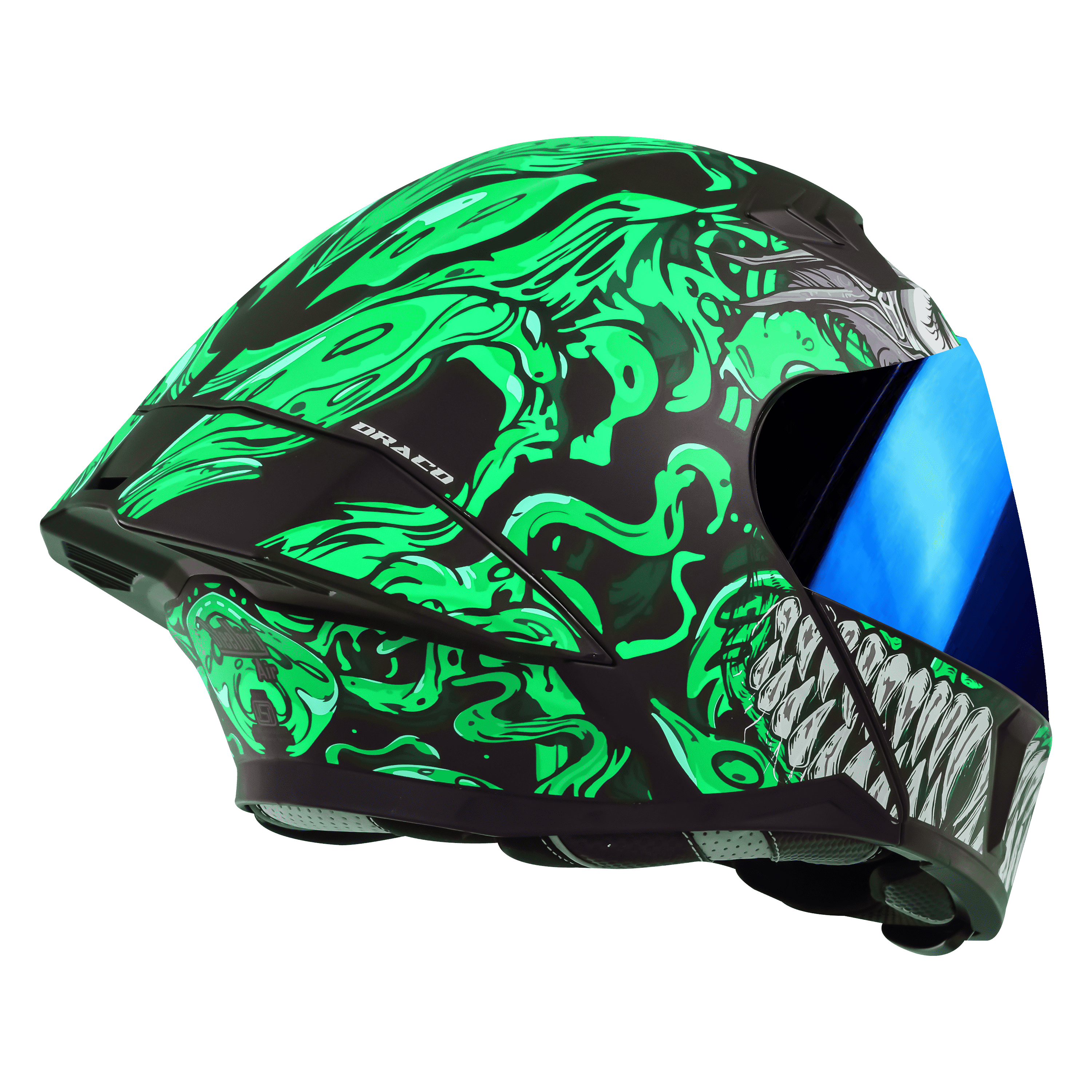 SBA-20 DRACO GLOSSY BLACK WITH GREEN