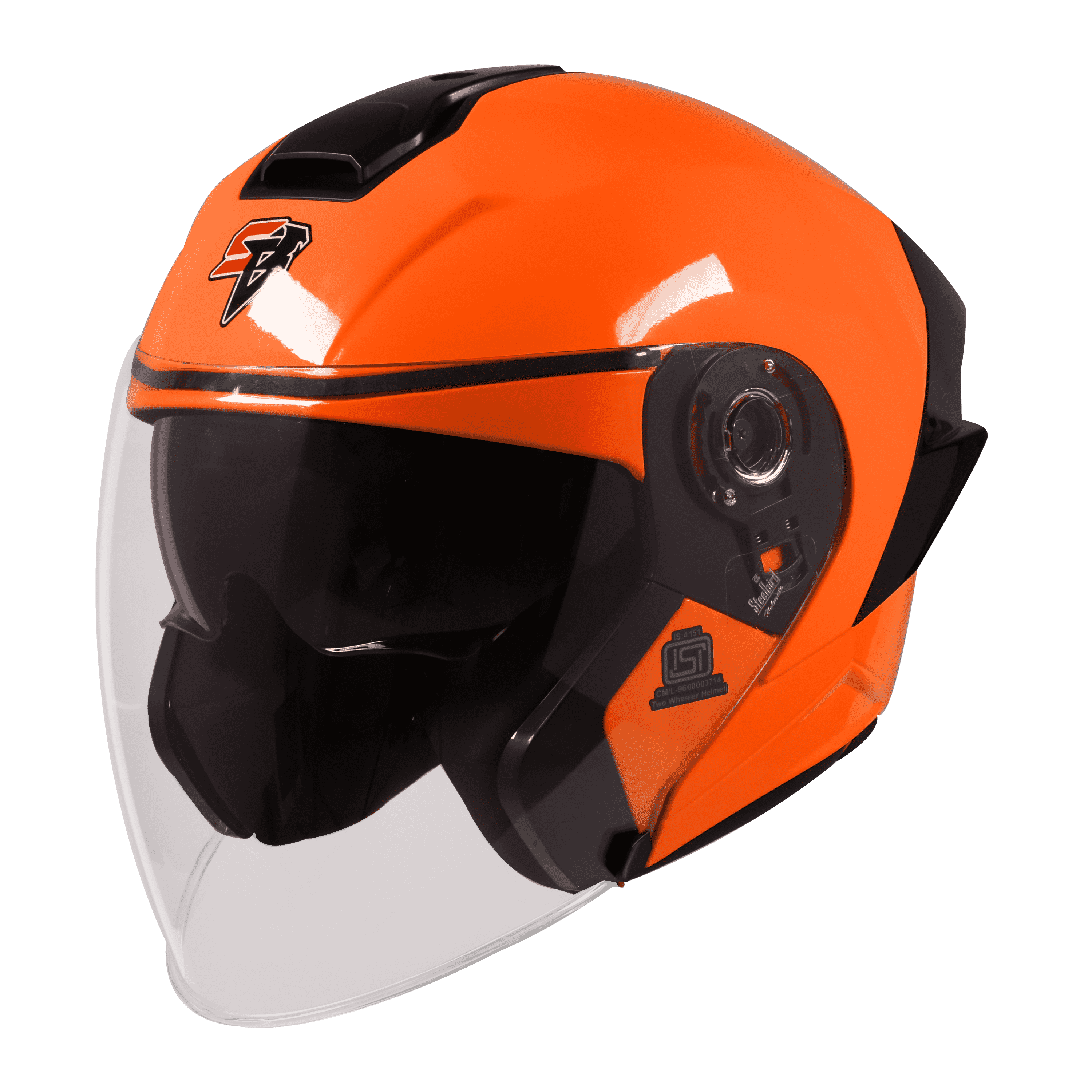 SBA-10 ISS MONOCOLOR GLOSSY FLUO ORANGE