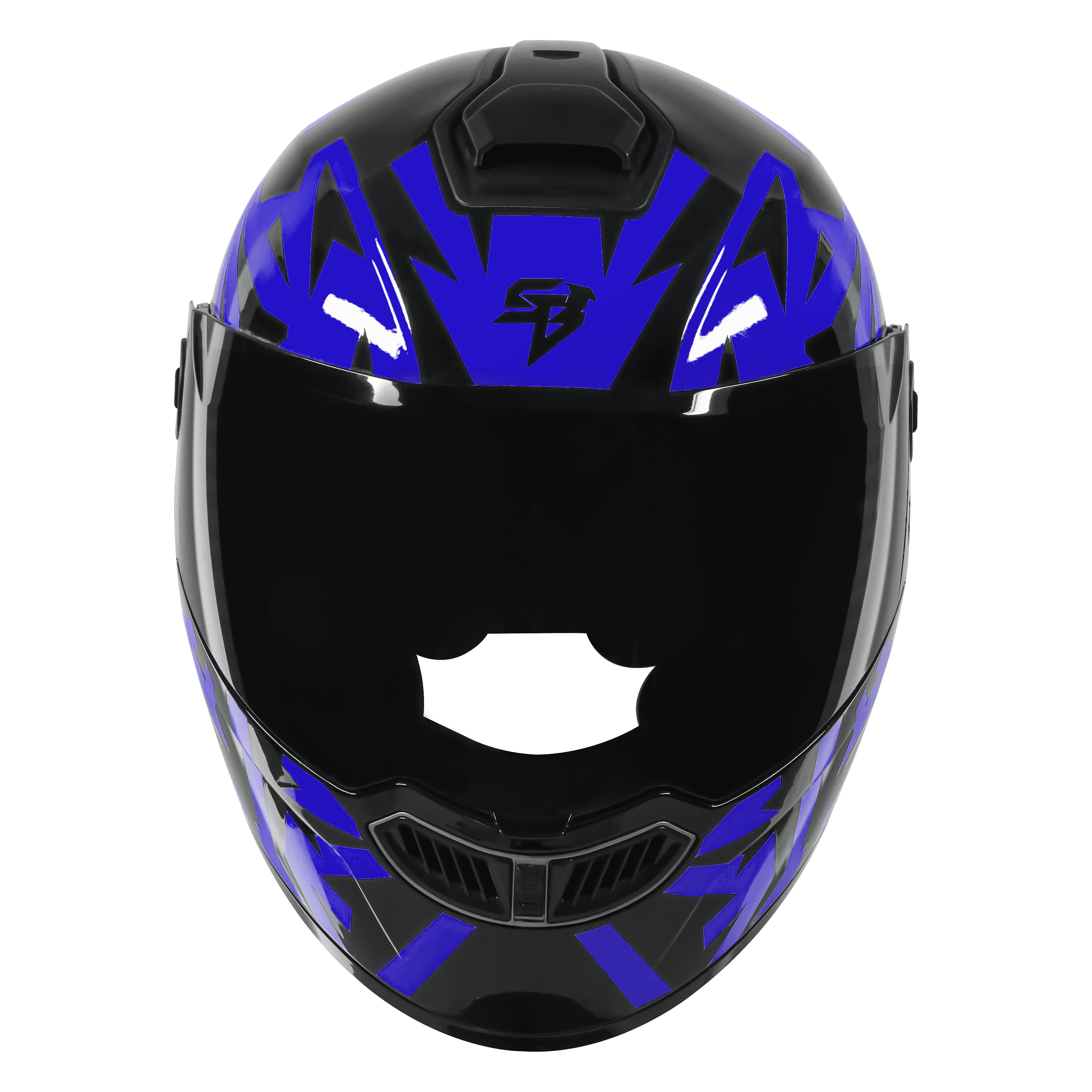 SBA-8 ISS WARRIOR MAT BLACK WITH BLUE