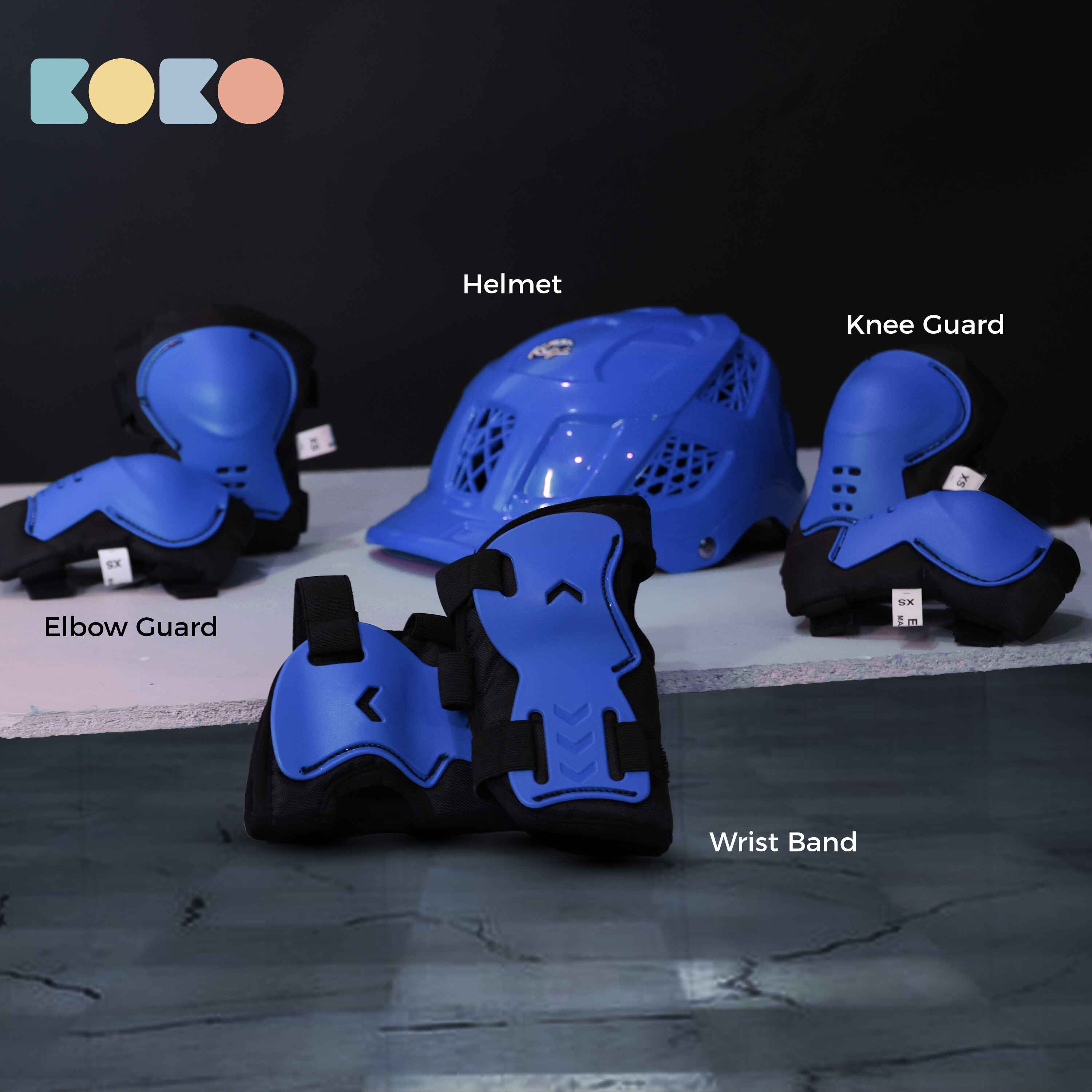 Koko Dragon Skating / Cycling Helmet For Kids- Dark Blue