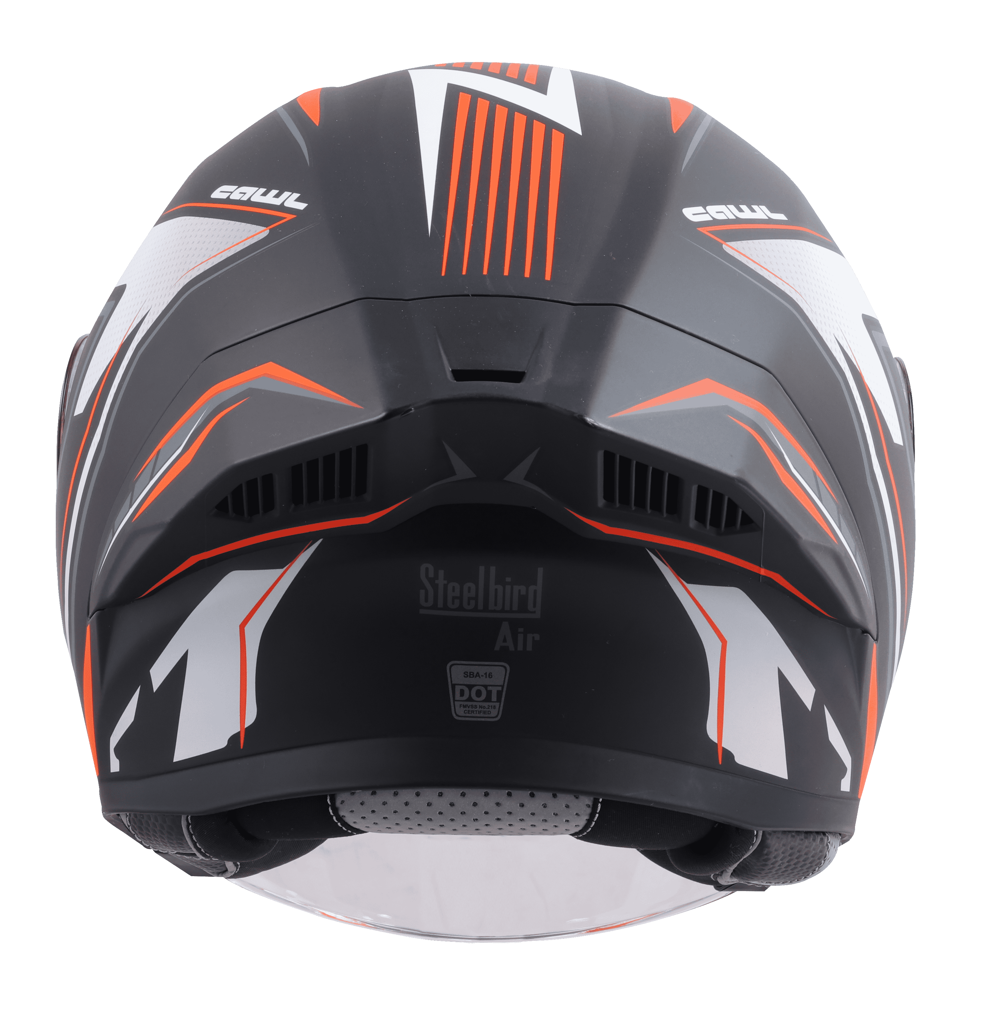 SBA-16 ISS CAWL GLOSSY BLACK WITH GREY ORANGE 