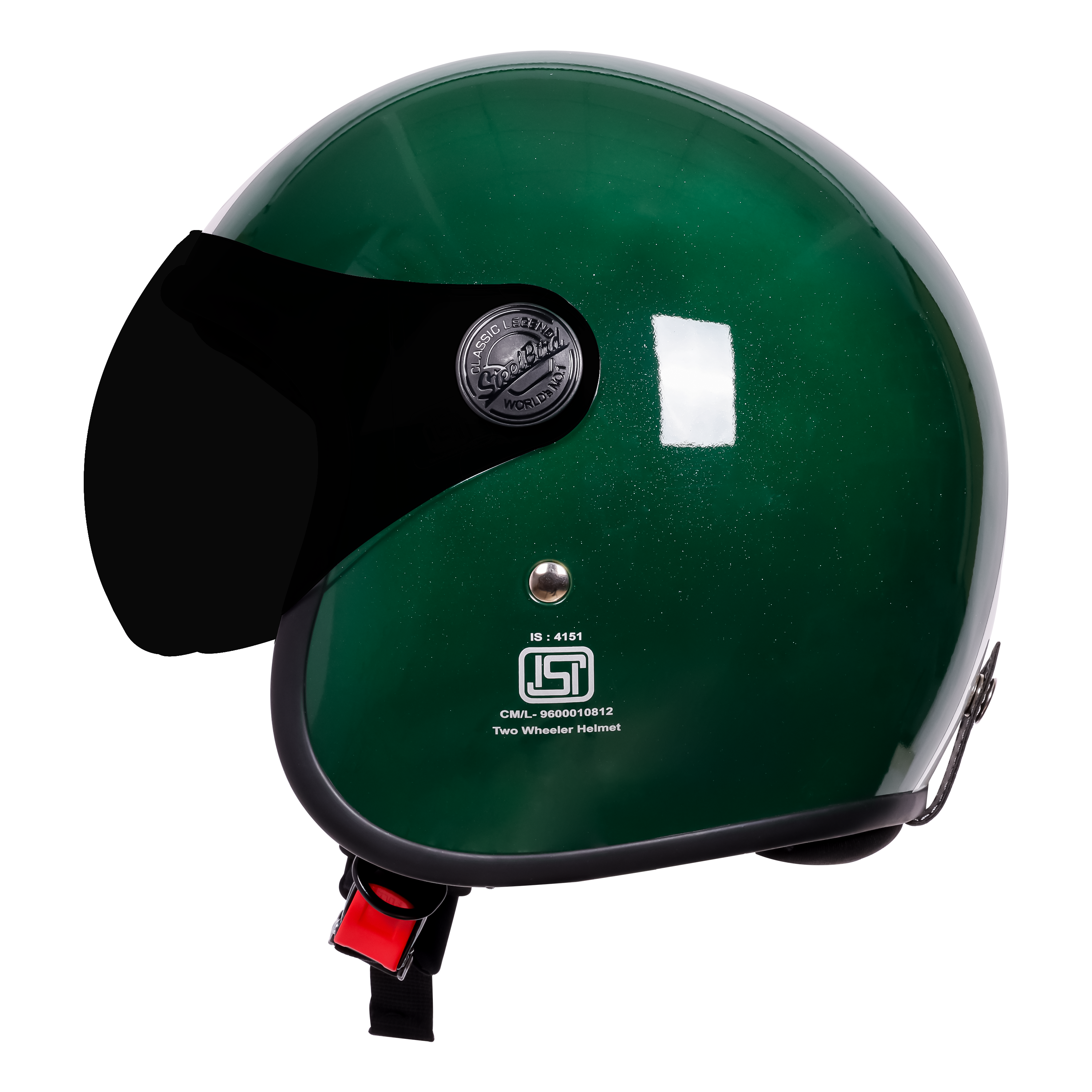 SBH-54 RETRO TRI COLOR GLOSSY SMALL VISOR