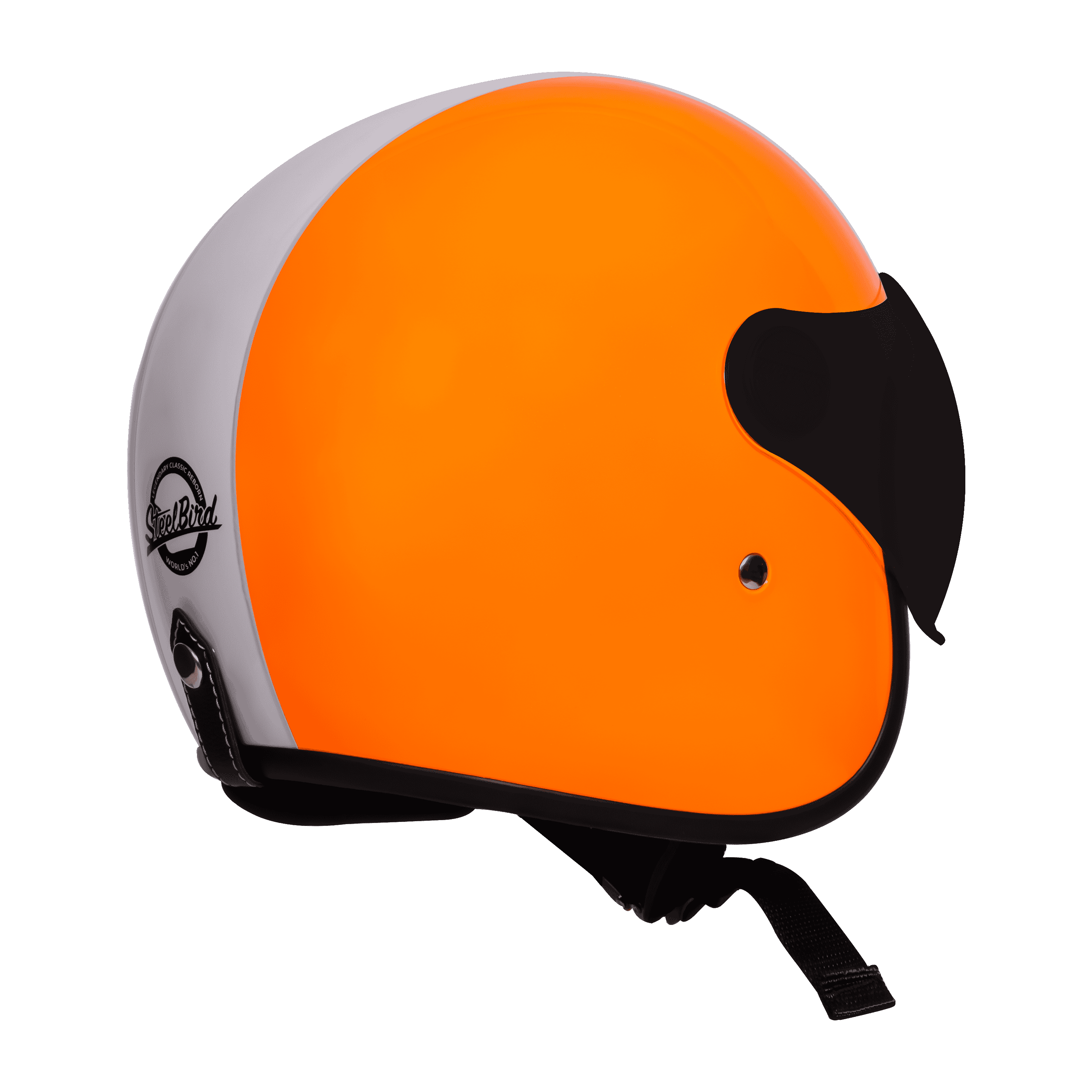 SBH-54 RETRO TRI COLOR GLOSSY SMALL VISOR