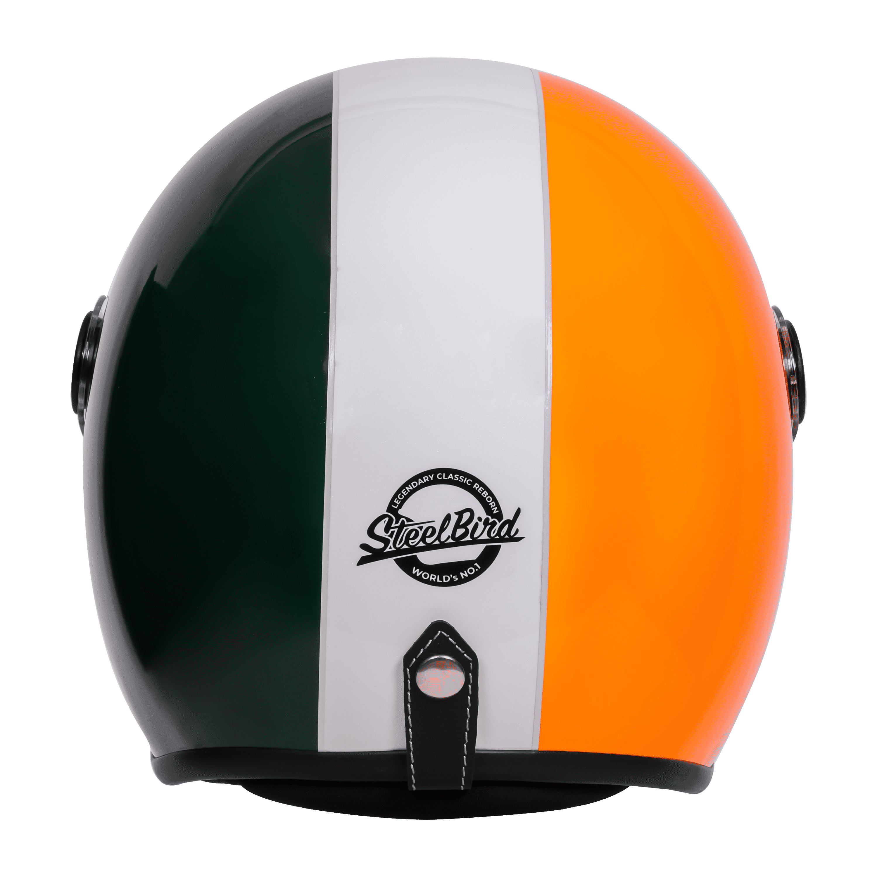 SBH-54 RETRO TRI COLOR GLOSSY SMALL VISOR