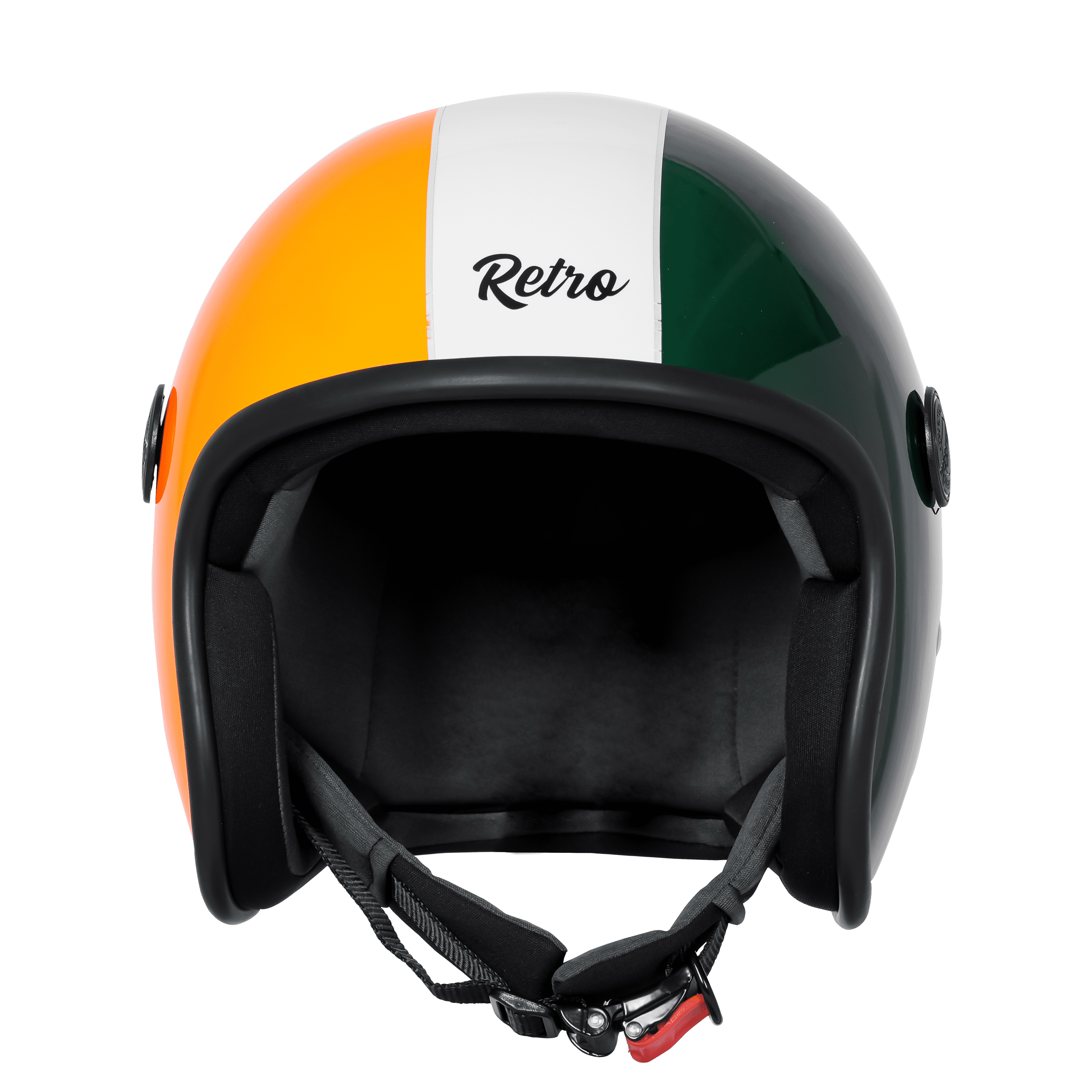 SBH-55 RETRO TRI COLOR GLOSSY WITHOUT VISOR