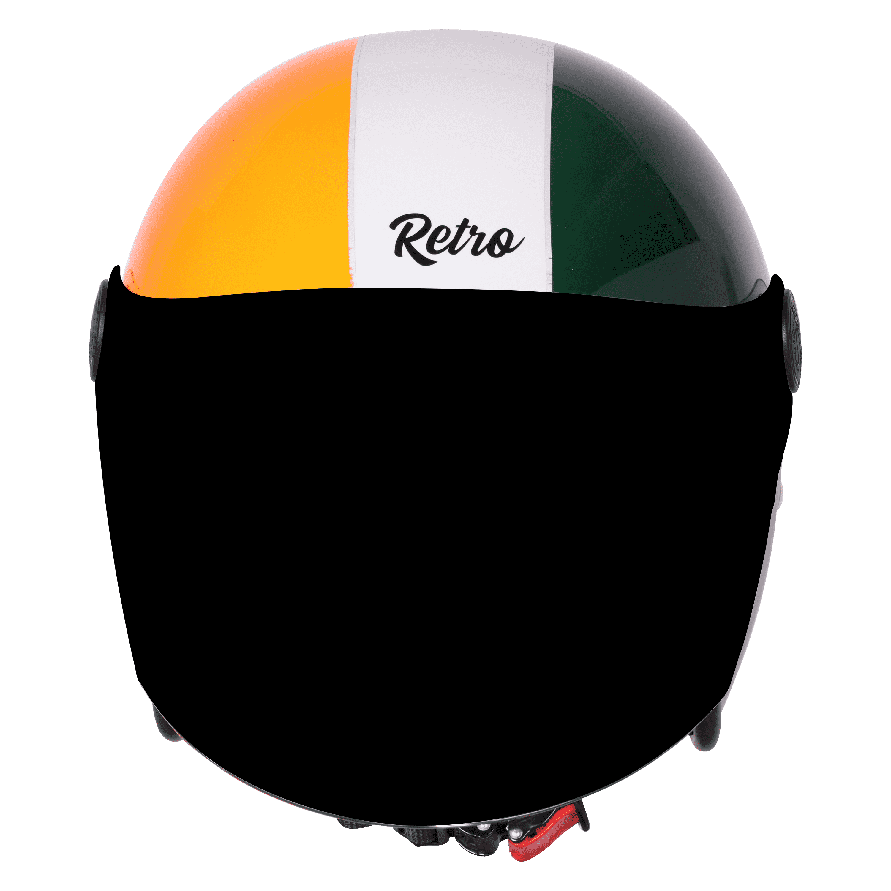 SBH-56 RETRO TRI COLOR GLOSSY BIG VISOR