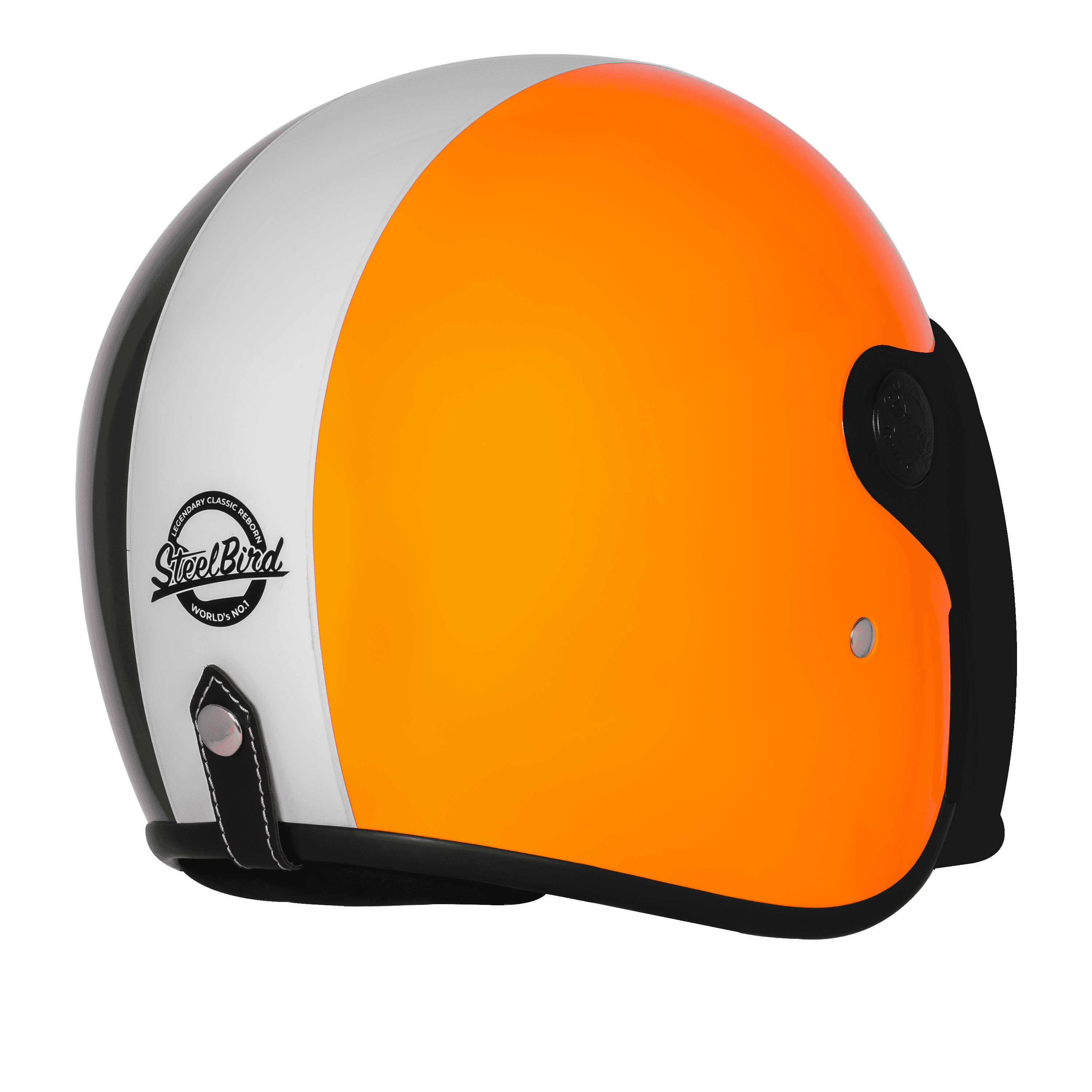 SBH-56 RETRO TRI COLOR GLOSSY BIG VISOR